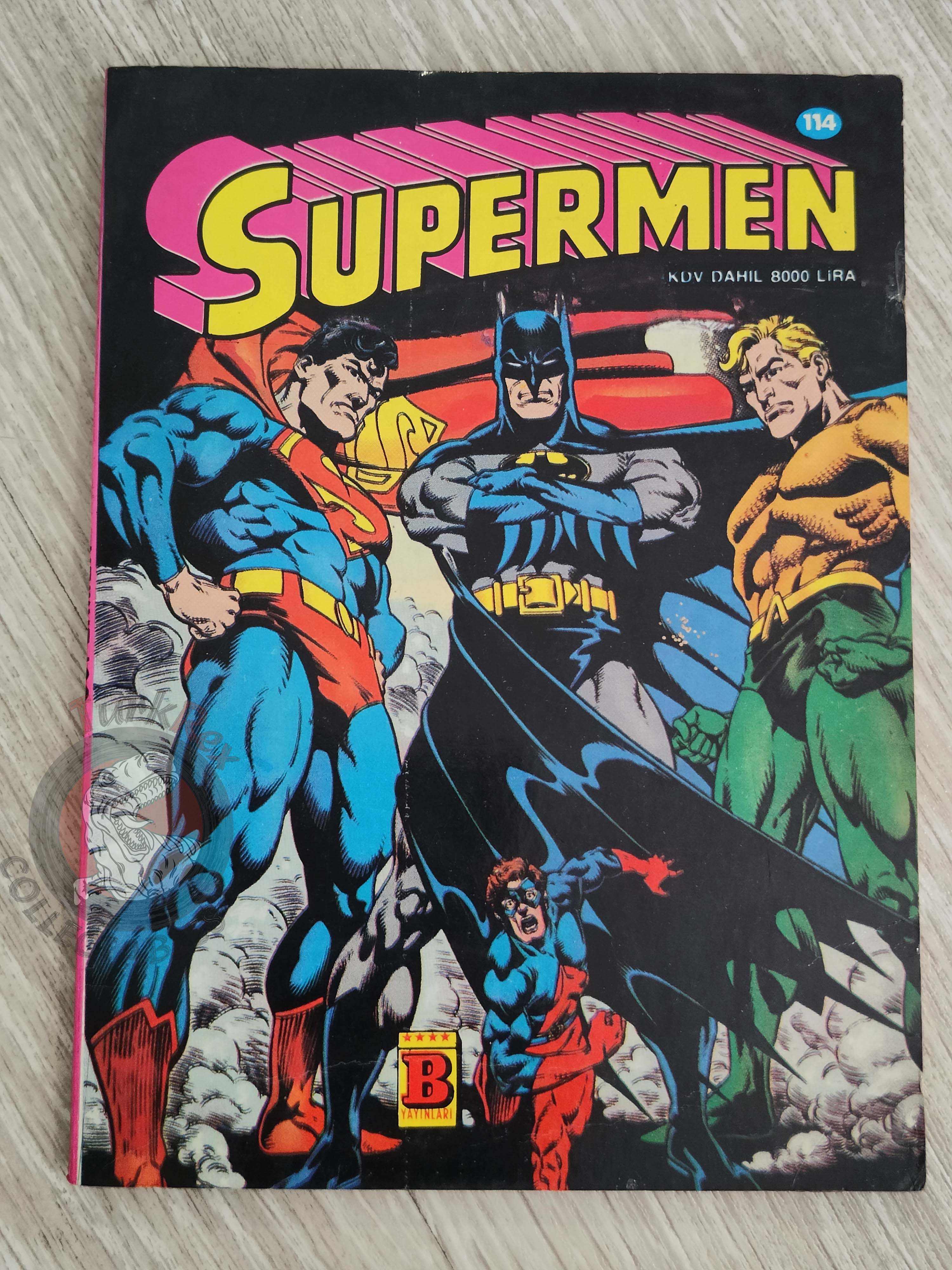 Superman #114 1993 Turkish Comic Turkey Suicide Squad #59 DC Comics Presents #3