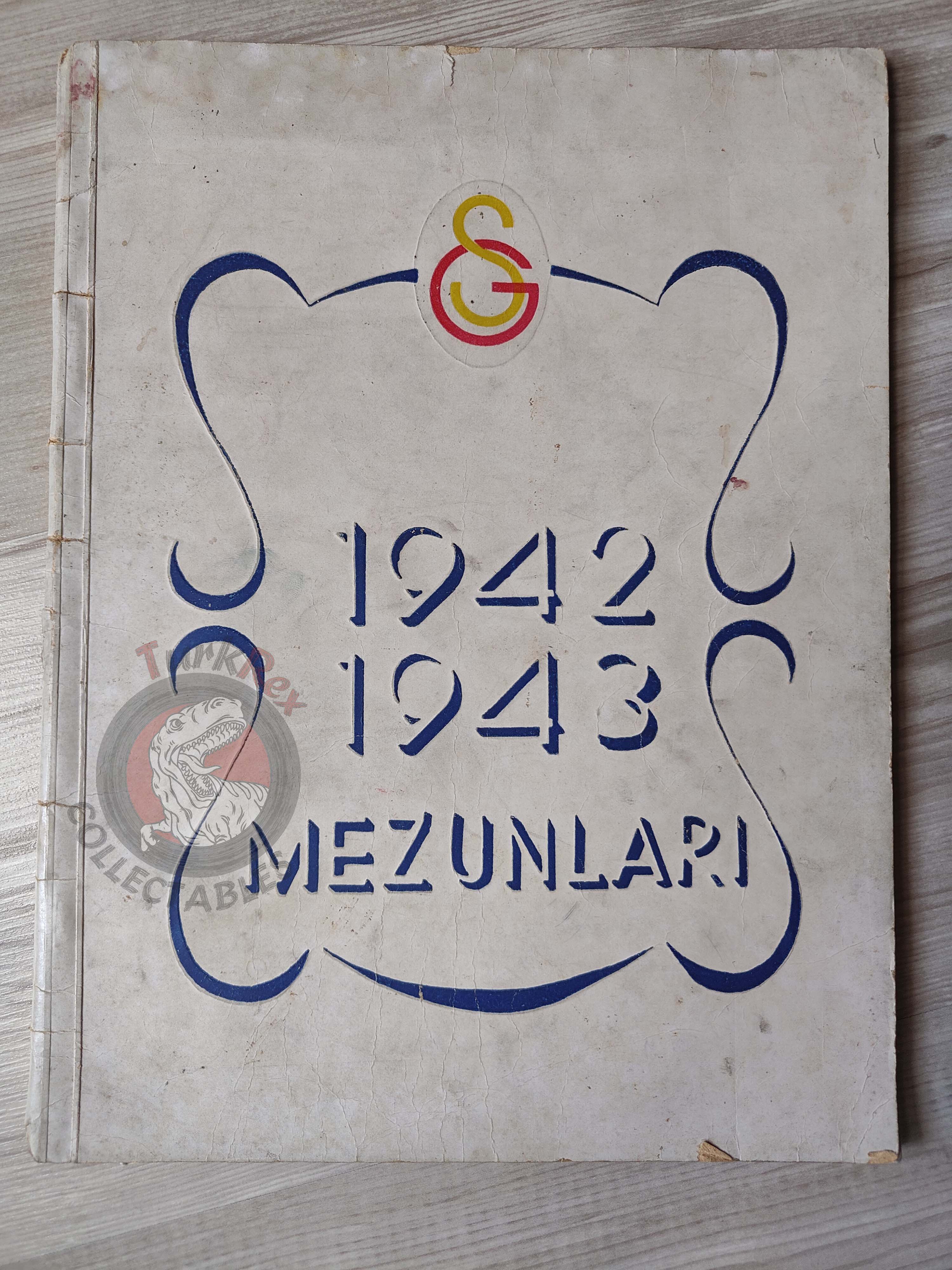 Galatasaray High School 1942–1943 Graduates Yearbook Turkish Book Turkey