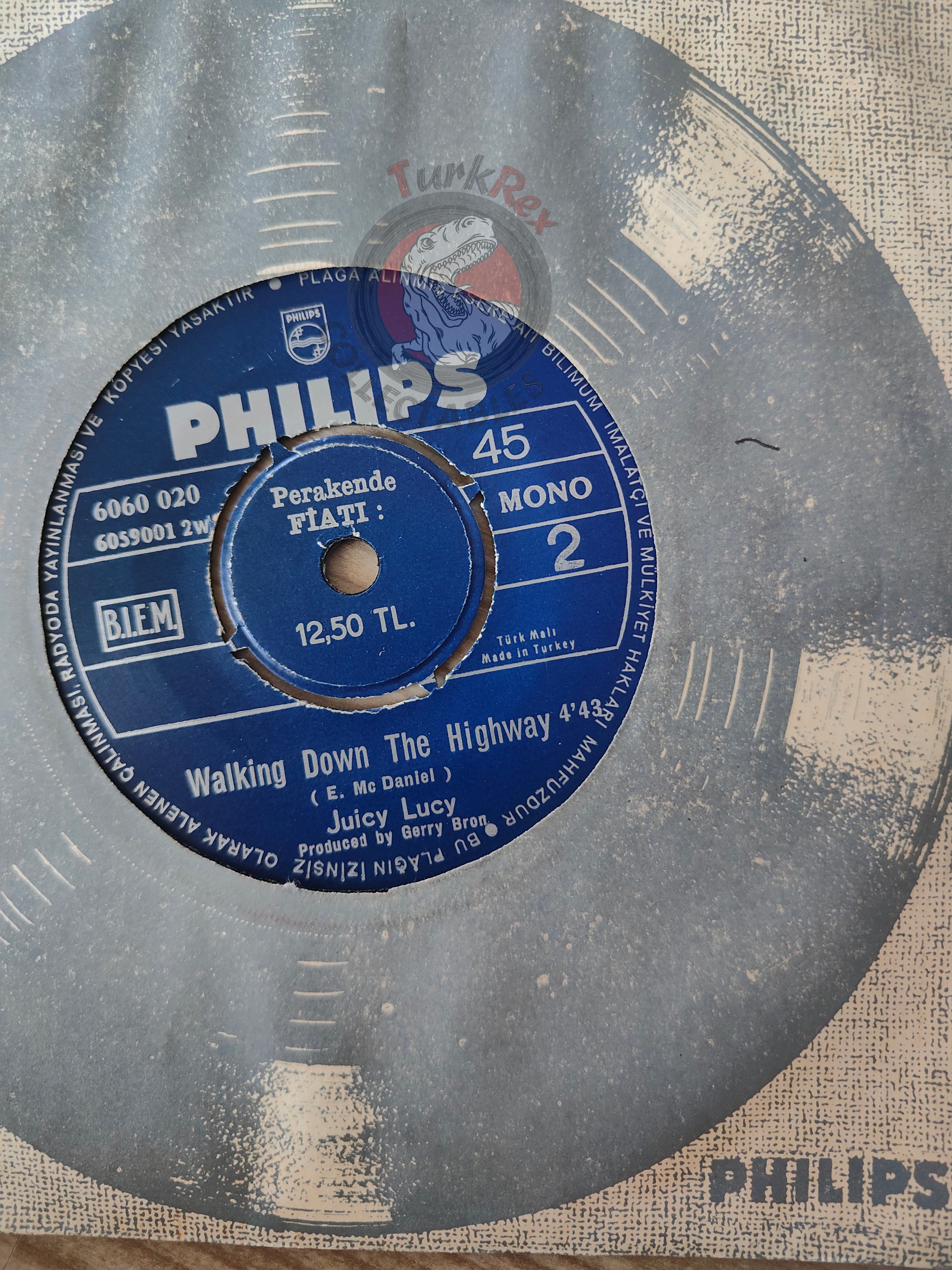 Juicy Lucy – Who Do You Love 7" Turkish Pressing Vinyl Turkey Edition