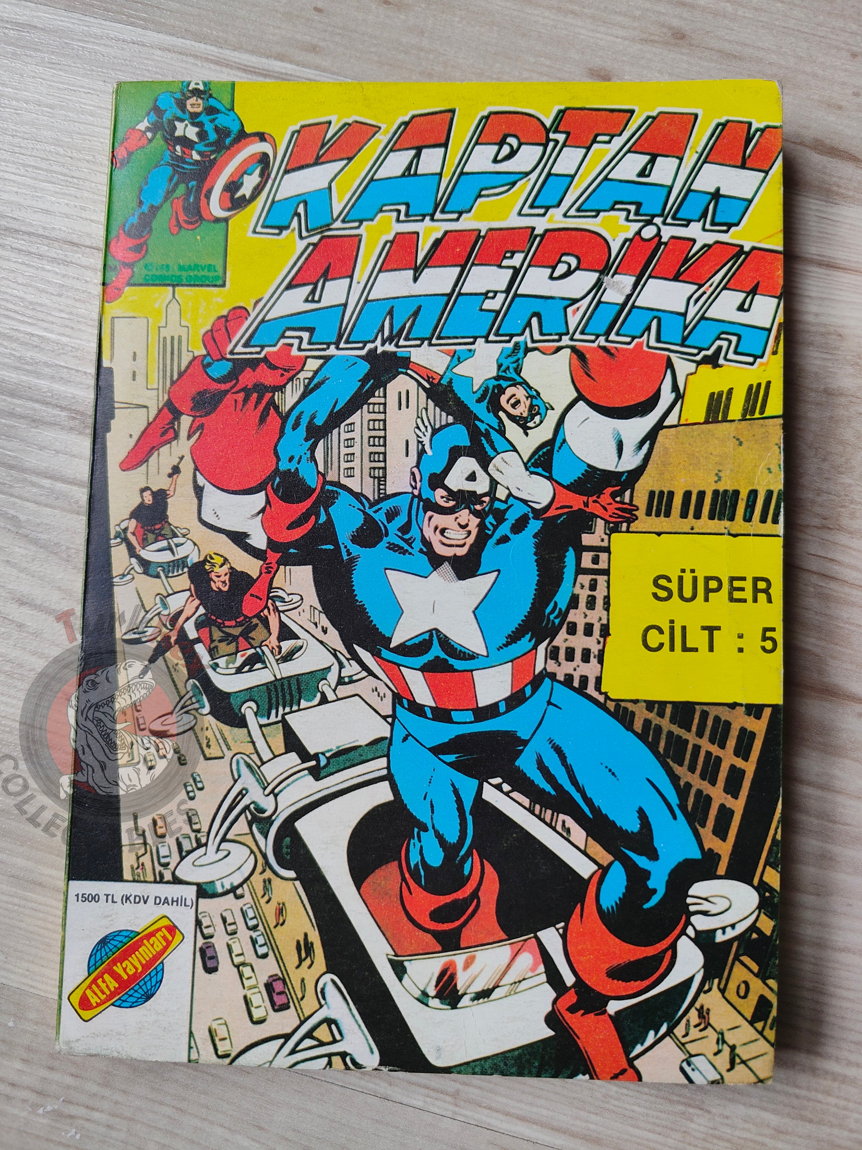 Captain America – Volume 5 1989 Turkish Comic Turkey