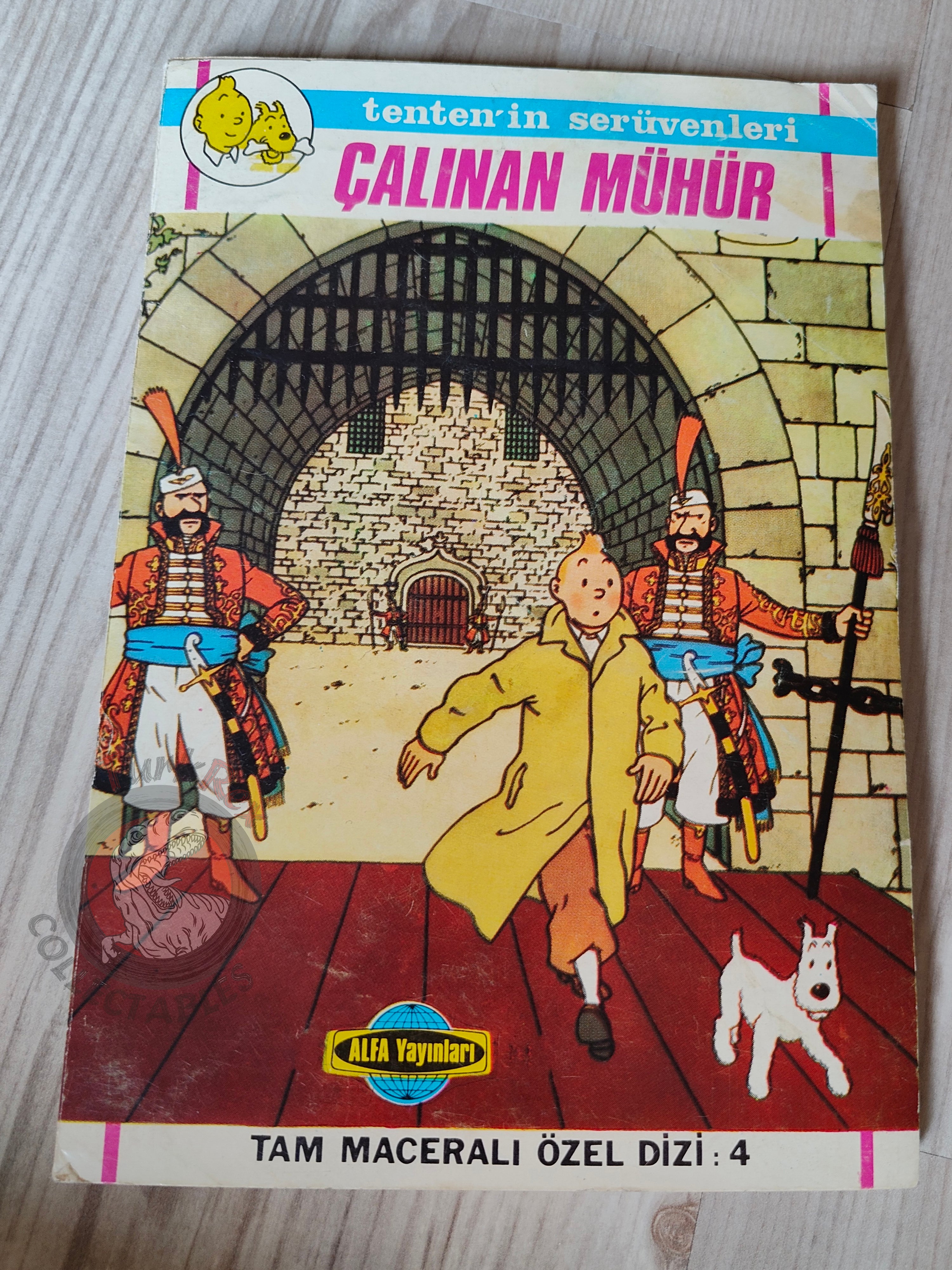 Tintin – King Ottokar's Sceptre early 1980s Turkish Edition Comic Turkey 2
