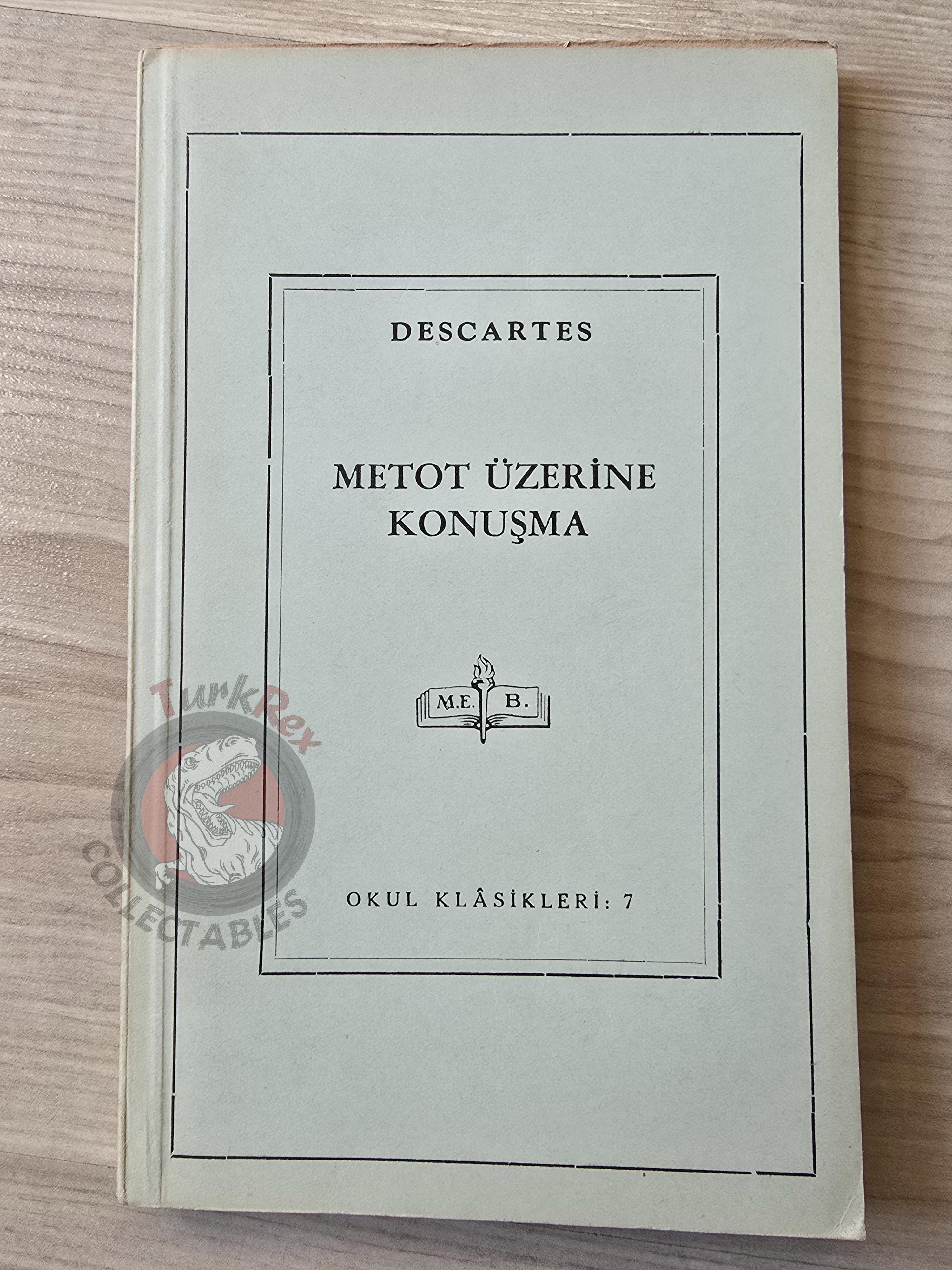 René Descartes –  Discourse on Method 1947 1st Turkish Book Turkey