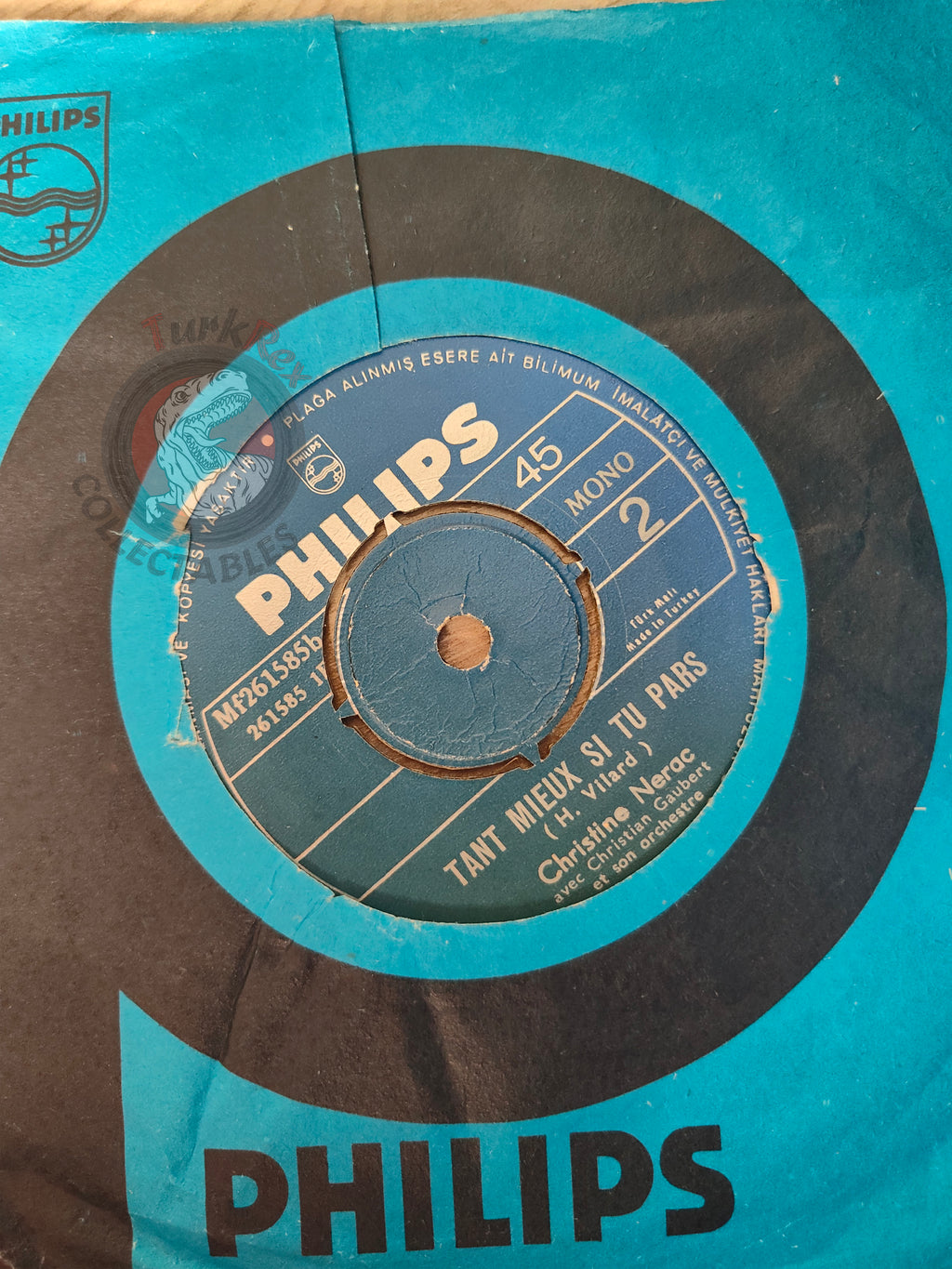 Christine Nerac – Va... Que L'Amour T'Accompagne 7" Turkish Pressing Vinyl Turkey Edition