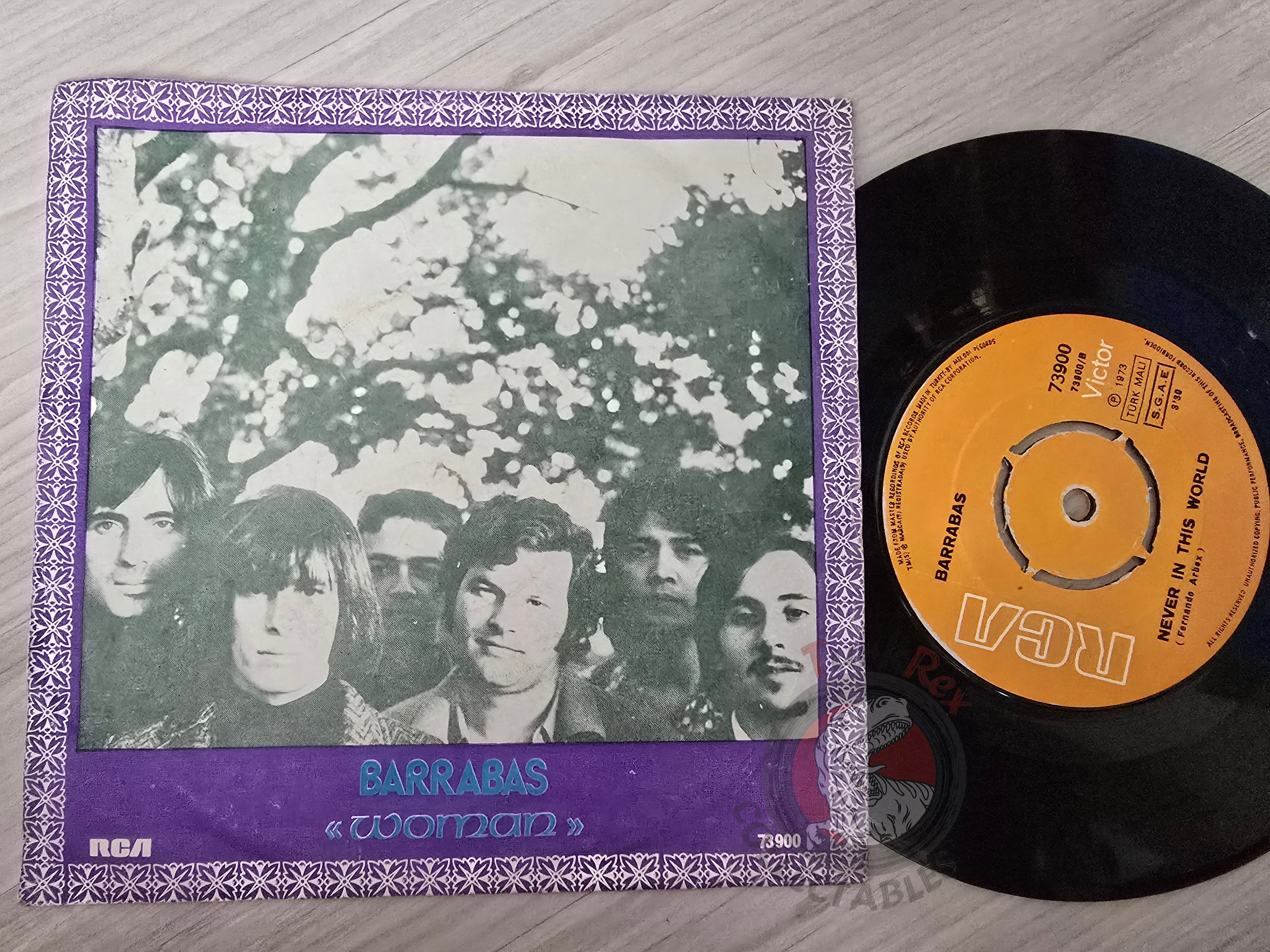 Barrabas – Woman 7" Turkish Pressing Vinyl Turkey Edition