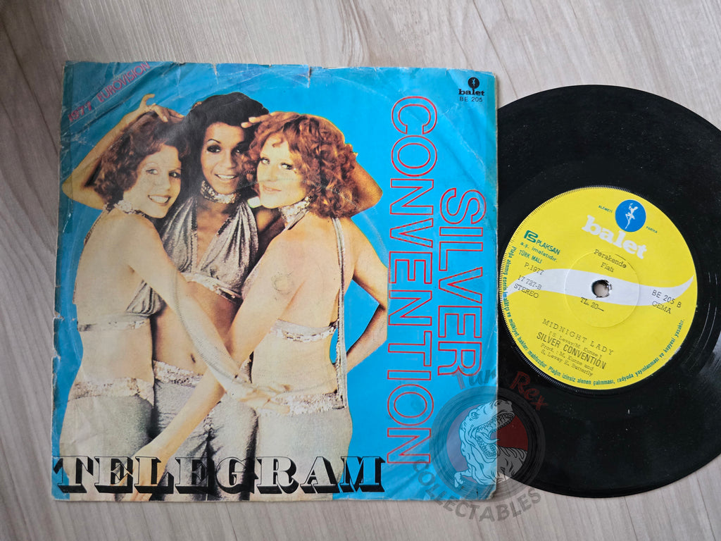 Silver Convention – Telegram 7" Turkish Pressing Vinyl Turkey Edition Eurovision