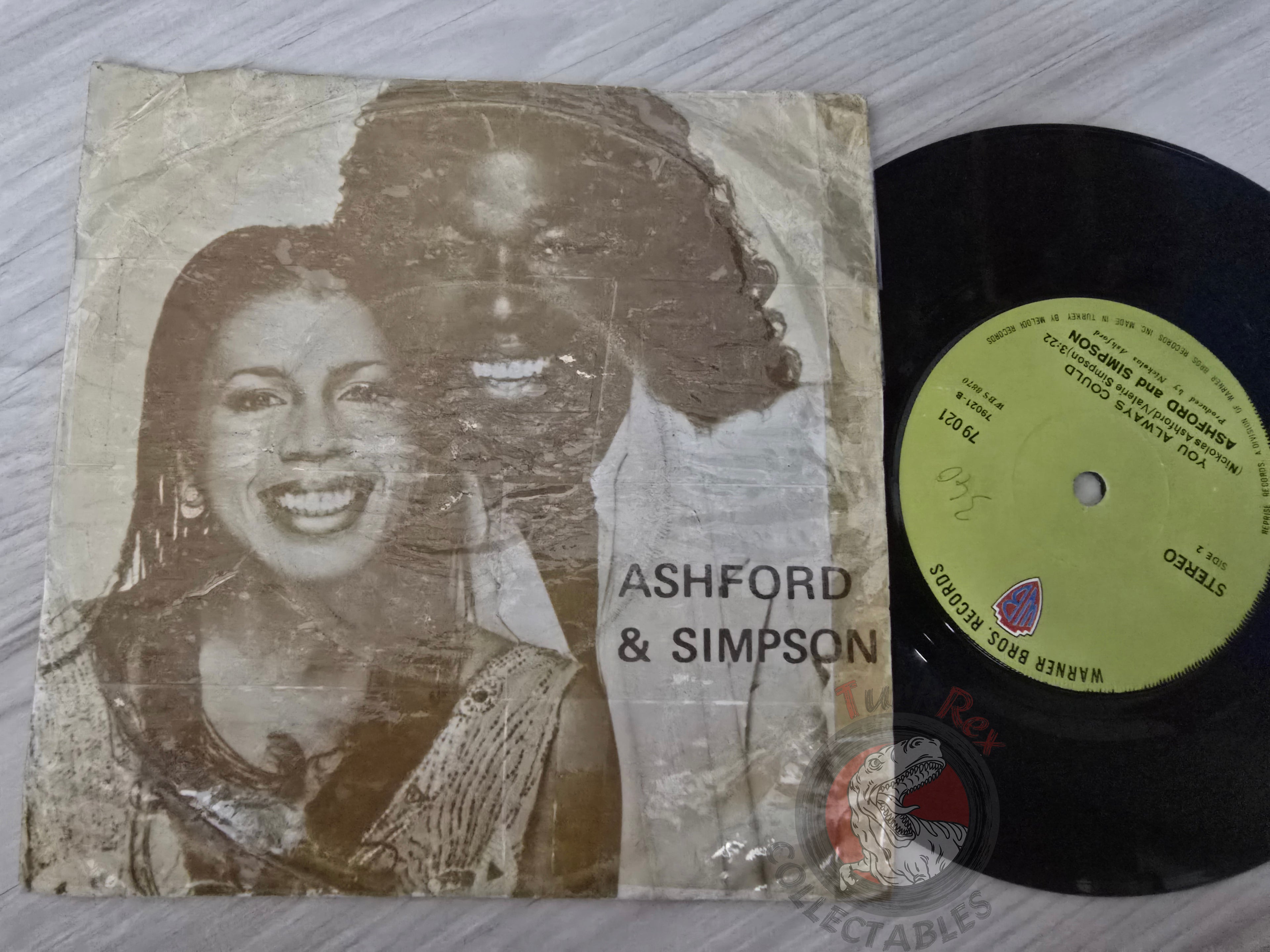 Ashford And Simpson – Found A Cure 7" Turkish Pressing Vinyl Turkey Edition