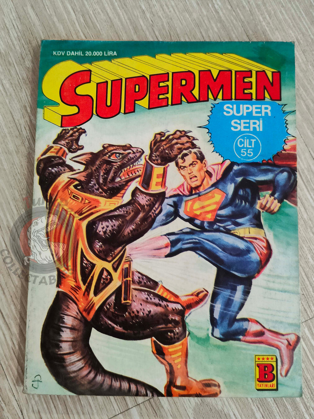 Superman Vol #55 1993 Turkish Comic Turkey Aquaman World of Krypton #1