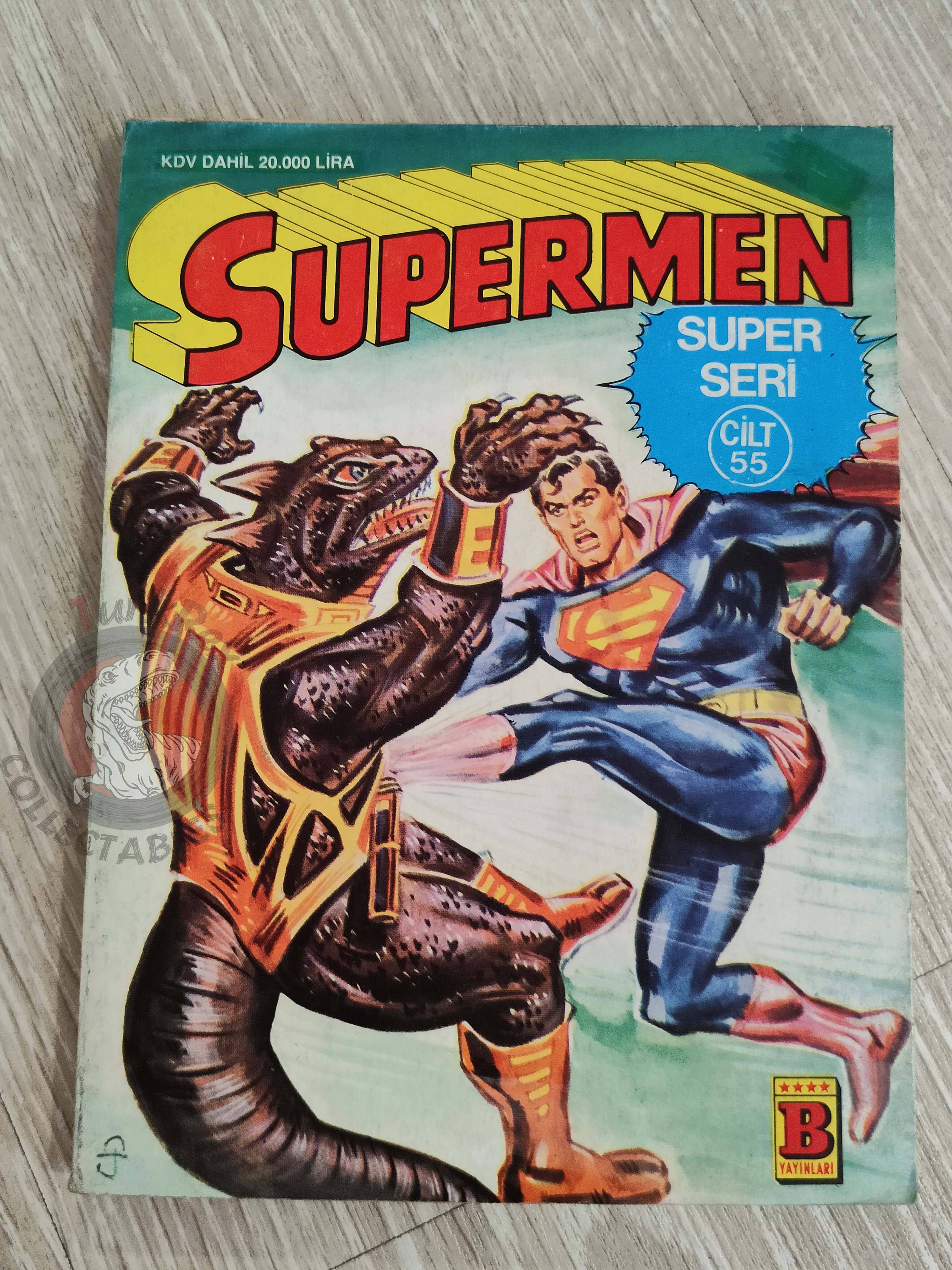 Superman Vol #55 1993 Turkish Comic Turkey Aquaman World of Krypton #1