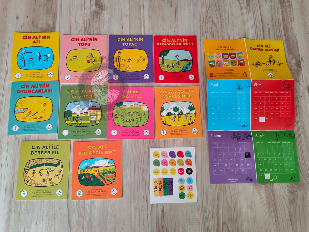 Cin Ali Series – Rasim Kaygusuz 2013 Turkish Book Turkey Illustrated Education