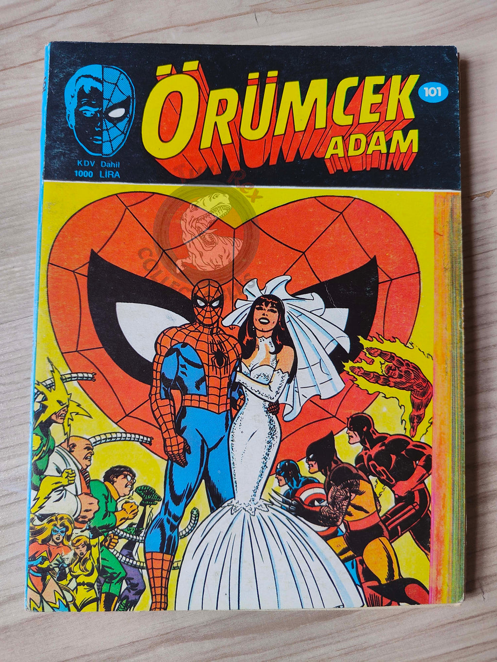 Spider-Man #101 1989 Turkish Comic Turkey Web of #29 Ka-Zar #18 Annual #21
