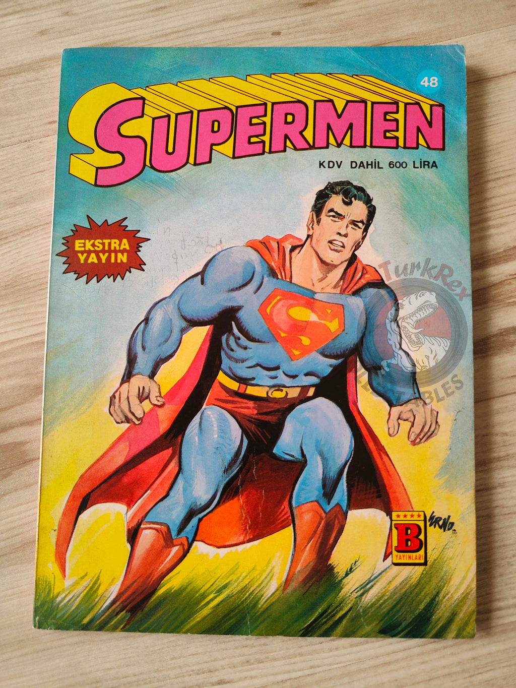 Superman #48 1987 Turkish Comic Turkey Wonder Woman #272 DC Comics Presents #94 Batman