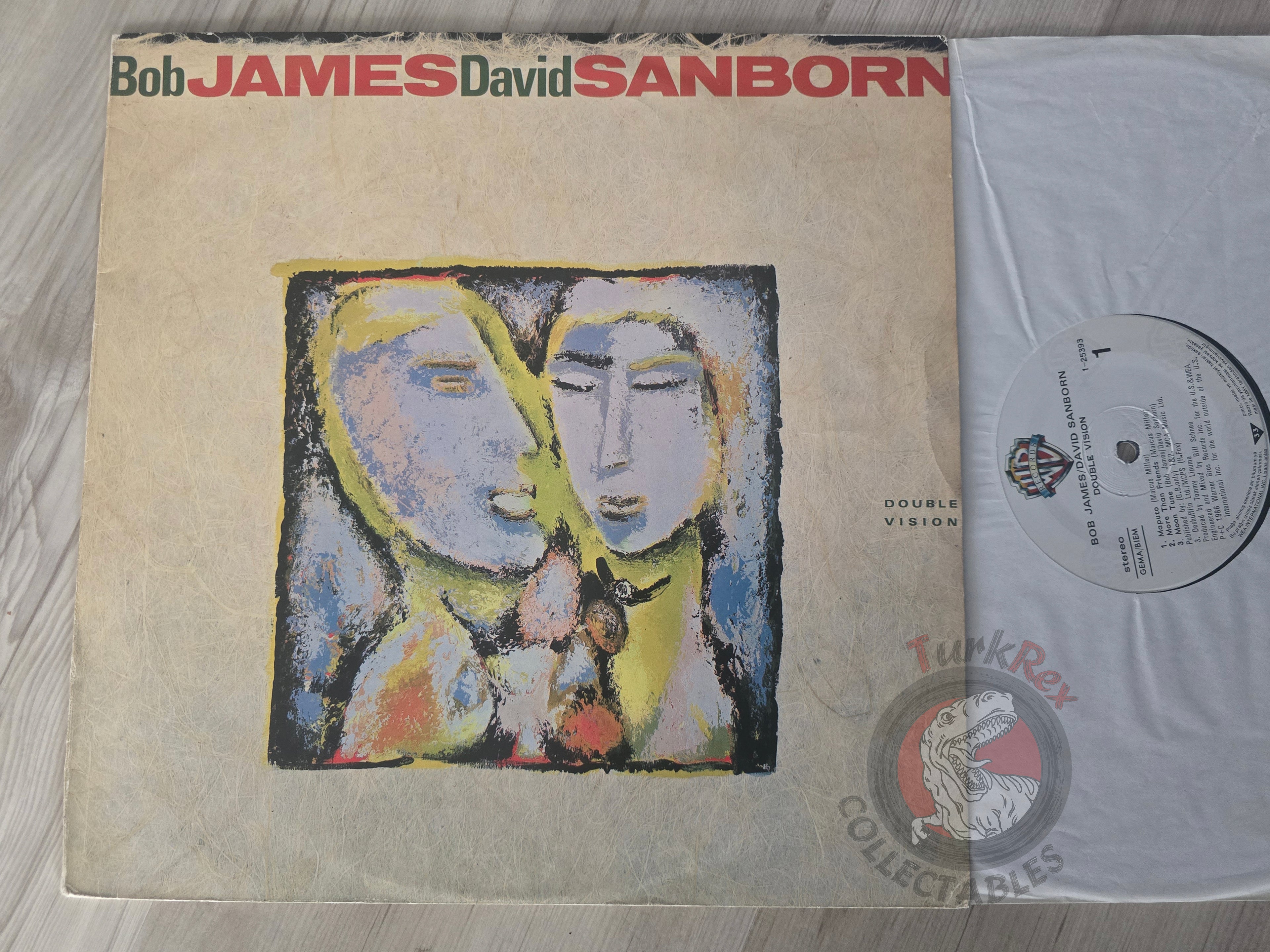 Bob James, David Sanborn – Double Vision Turkish Pressing Vinyl Turkey Edition