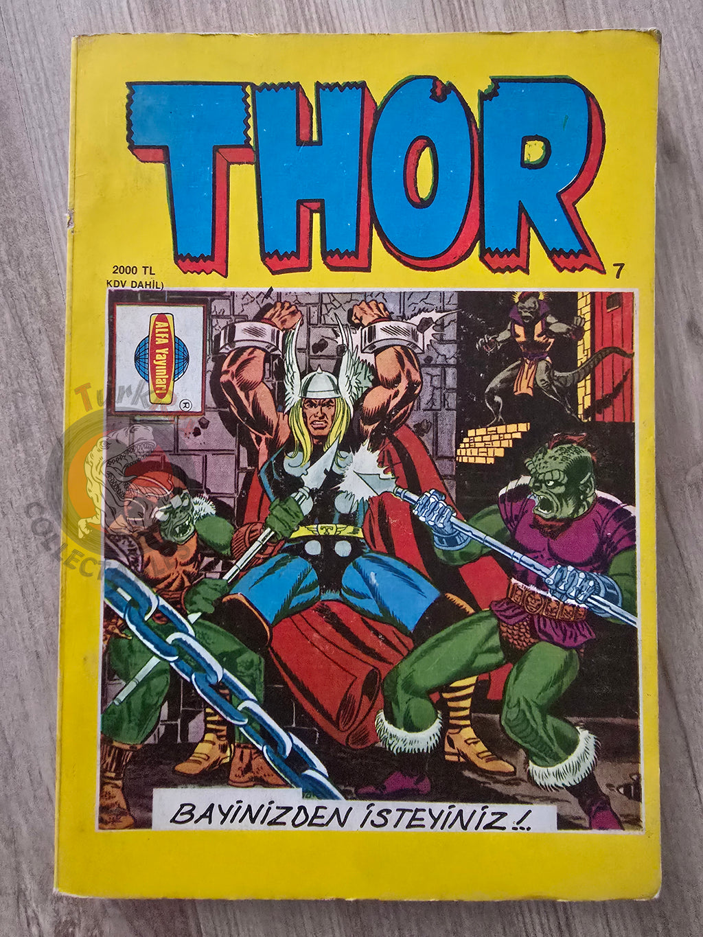 Thor Vol #7 1987 Turkish Comic Turkey The Mighty Thor #205–207 #11 #223 #226 #228 #229