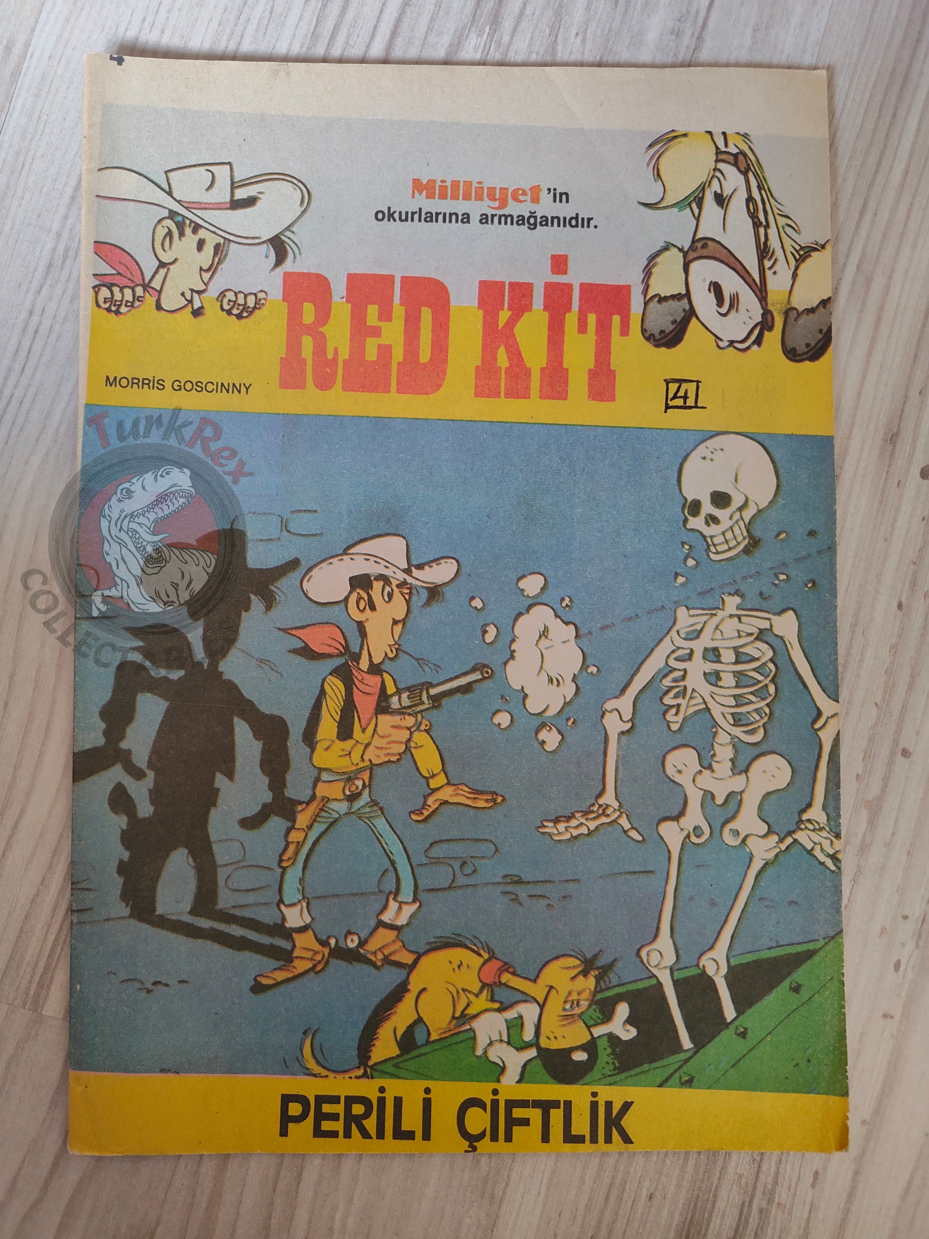 Lucky Luke #4 Le Ranch maudit 1990s Turkish Comic Turkey