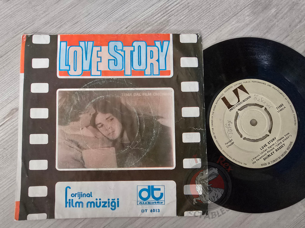 Shirley Bassey – Love Story 7" Turkish Pressing Vinyl Turkey Edition