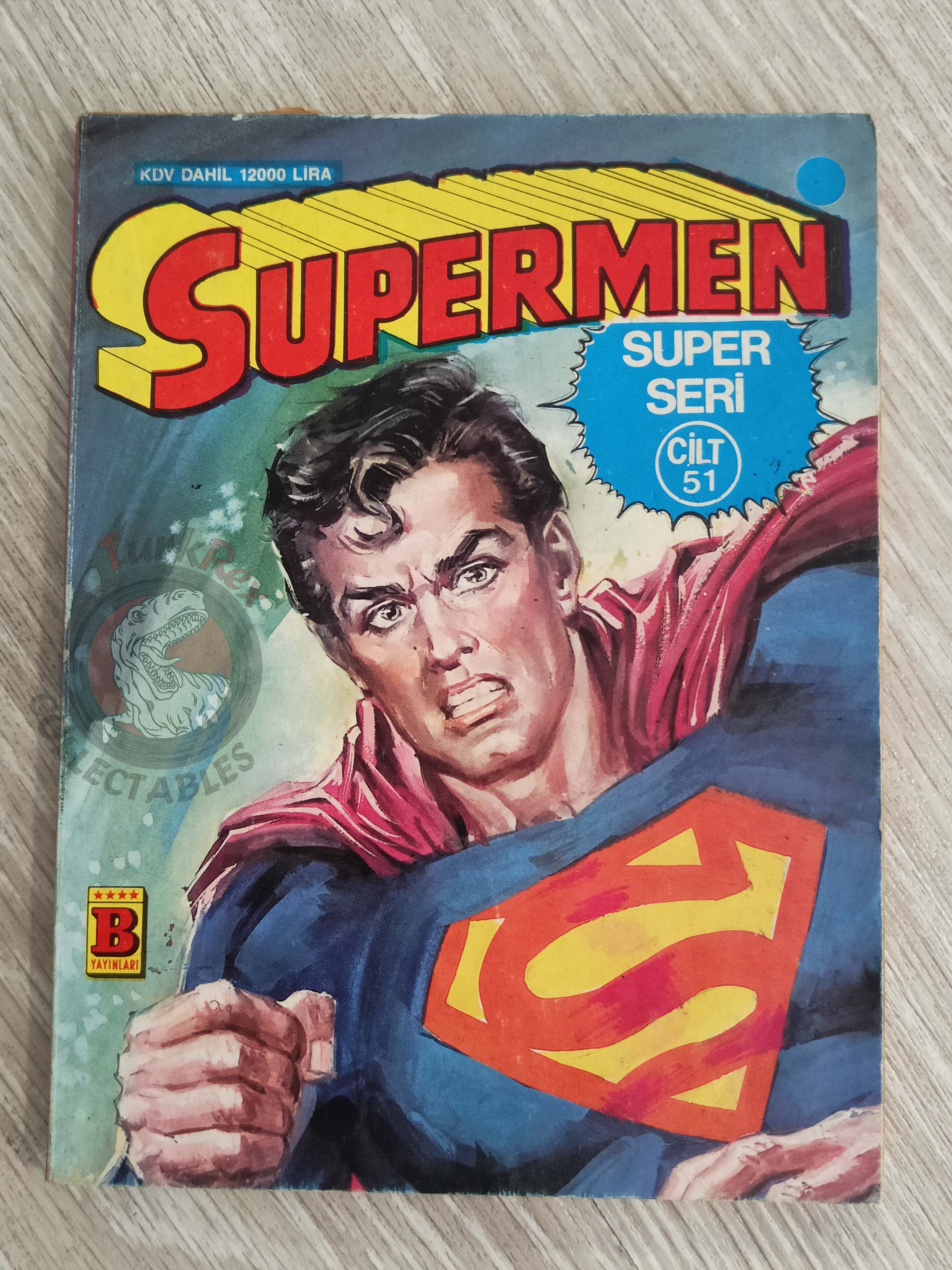 Superman Vol #51 1993 Turkish Comic Turkey #236 #385 #336 Action Comics #655