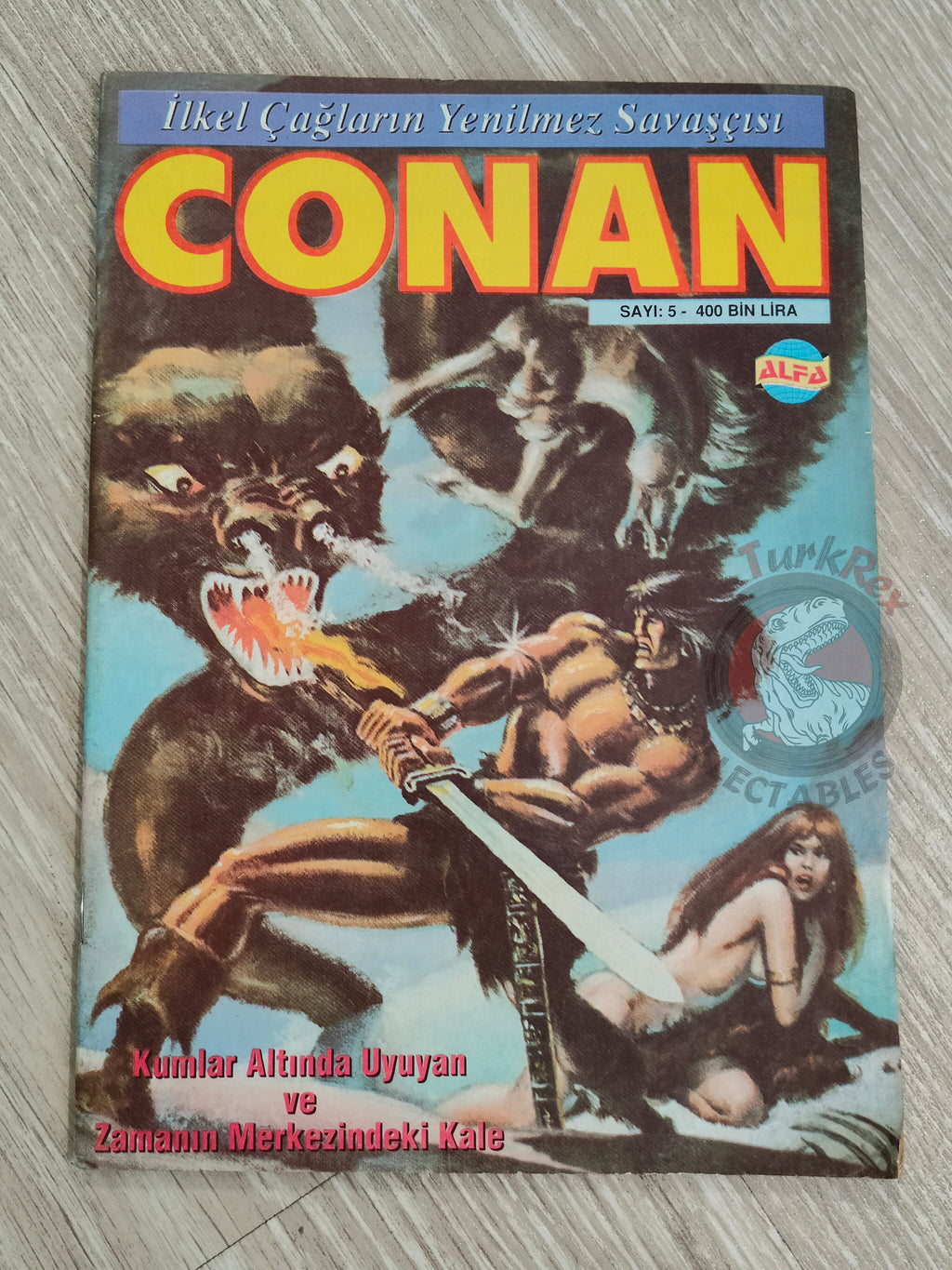 Conan #5 The Savage Sword of Conan #7 Turkish Comic Turkey