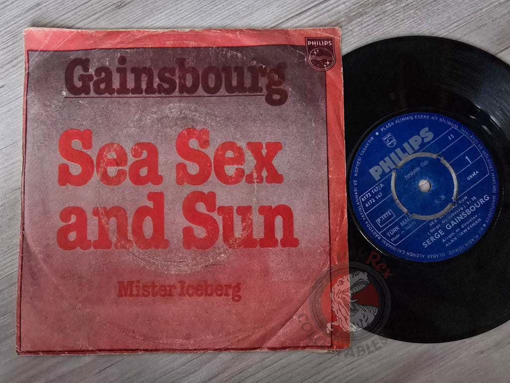 Serge Gainsbourg – Sea Sex And Sun 7" Turkish Pressing Vinyl Turkey Edition