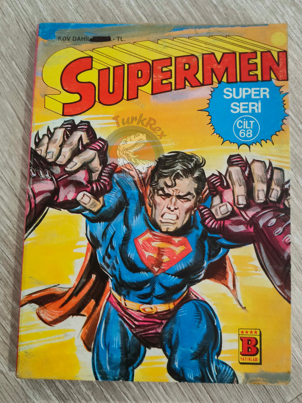 Superman Vol #68 1995 Turkish Comic Turkey #373 #374 #375 Justice League of America
