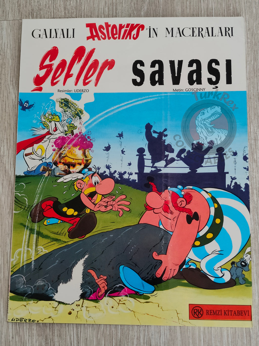 Asterix – Asterix and the Big Fight 1994 1st Edition Turkish Edition Comic Turkey