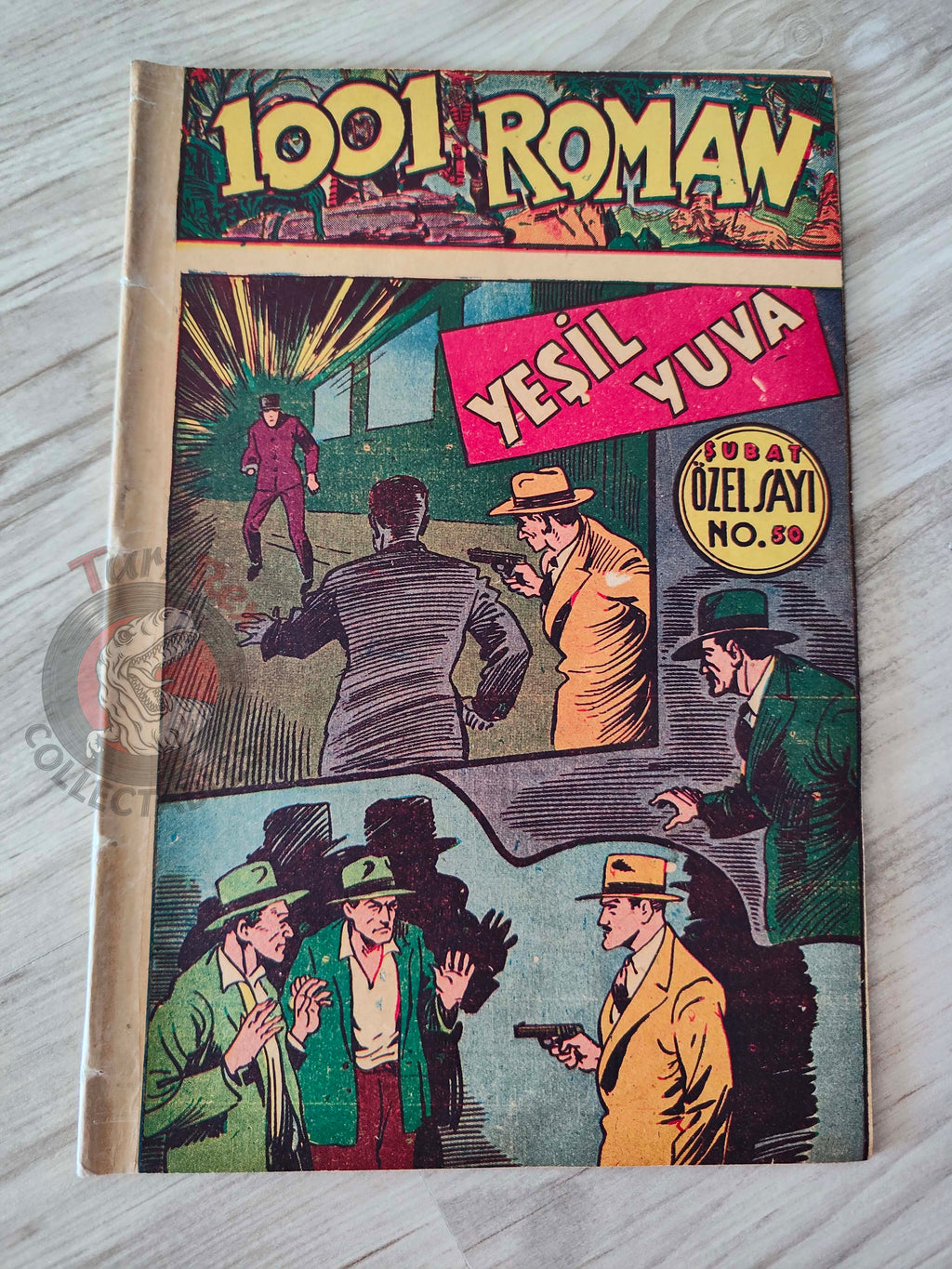 1001 Roman 1944 The Green Nest Turkish Comic Mag Turkey