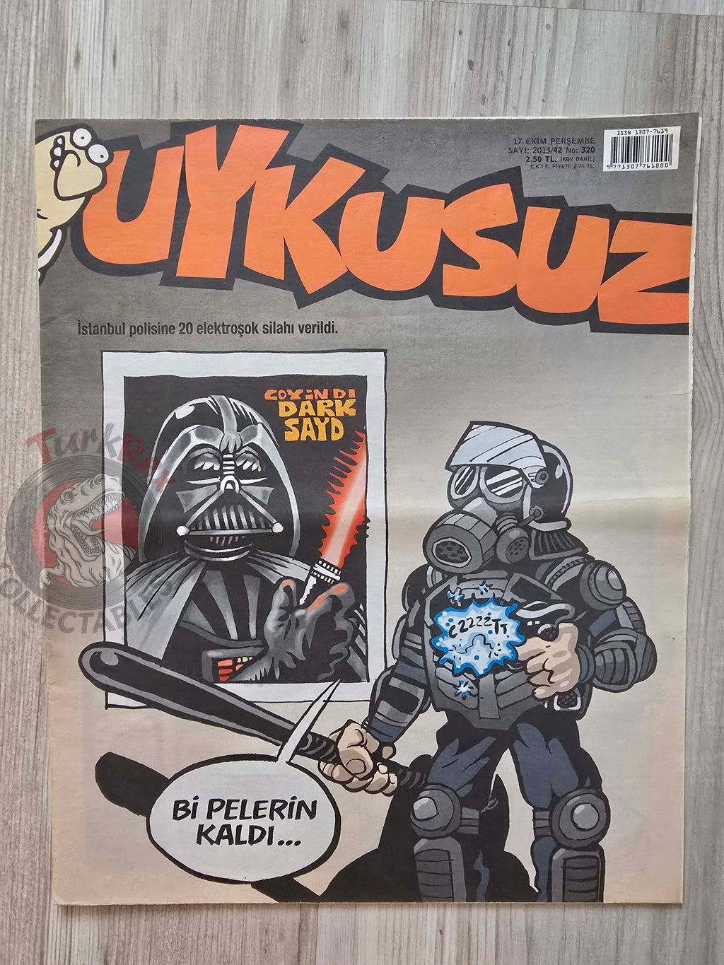Uykusuz Humor Magazine 2013 Darth Vader Star Wars Turkish Turkey
