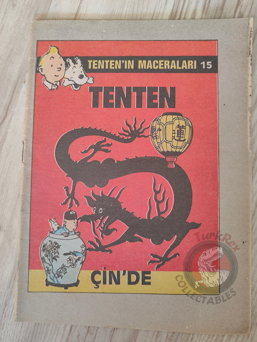 Tintin – The Blue Lotus 1989 Turkish Edition Comic Turkey