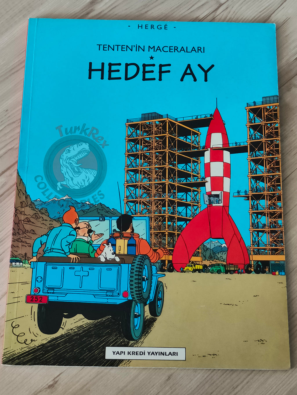 Tintin – Destination Moon 1996 Turkish Edition Comic Turkey 1st YKY