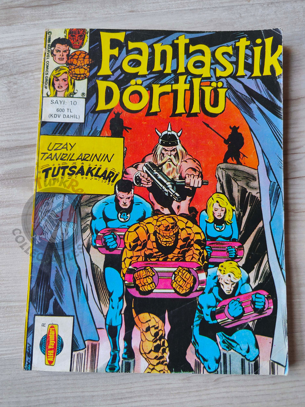 Fantastic Four #10 1988 Turkish Comic Turkey #221 #222 #223 #224