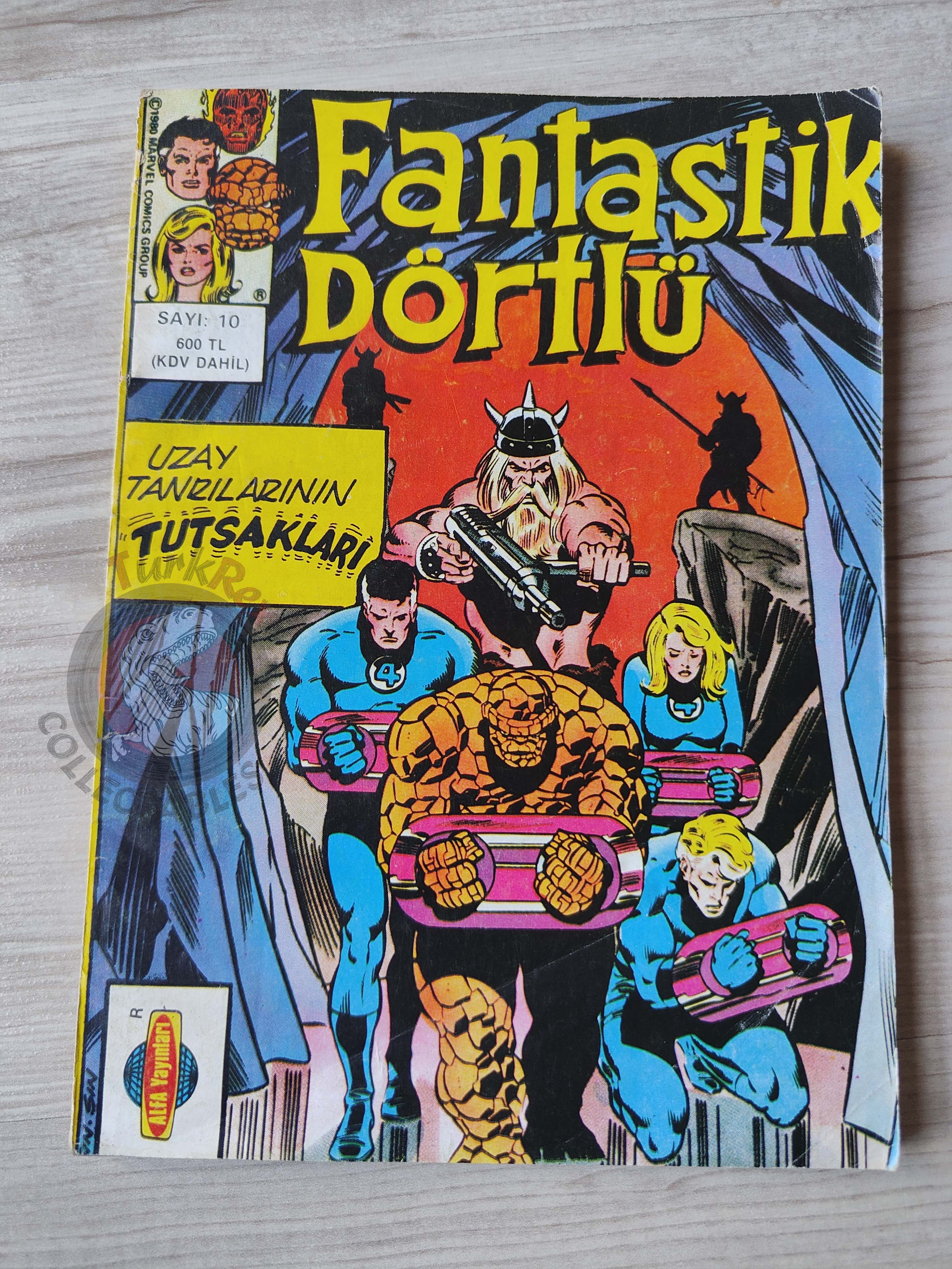 Fantastic Four #10 1988 Turkish Comic Turkey #221 #222 #223 #224