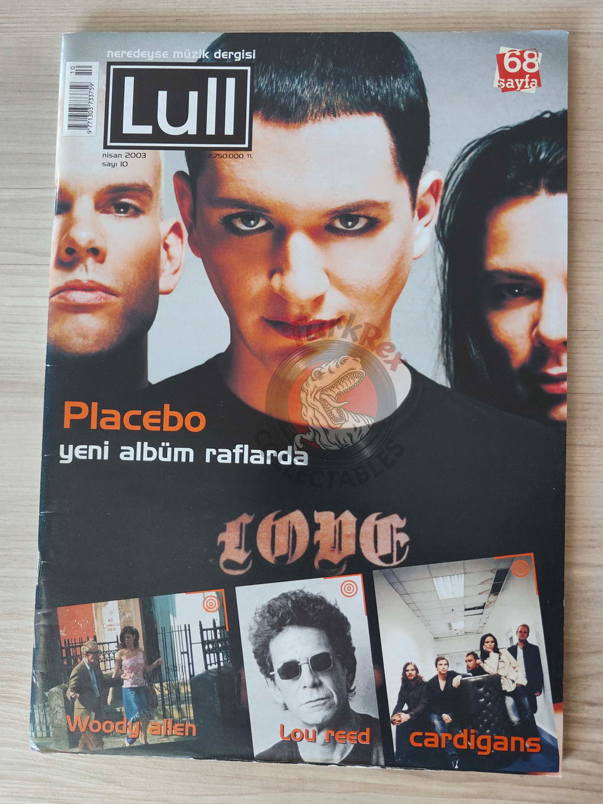 Lull 2003 Placebo Turkish Mag Turkey The Cardigans Lou Reed Ryuichi Sakamoto