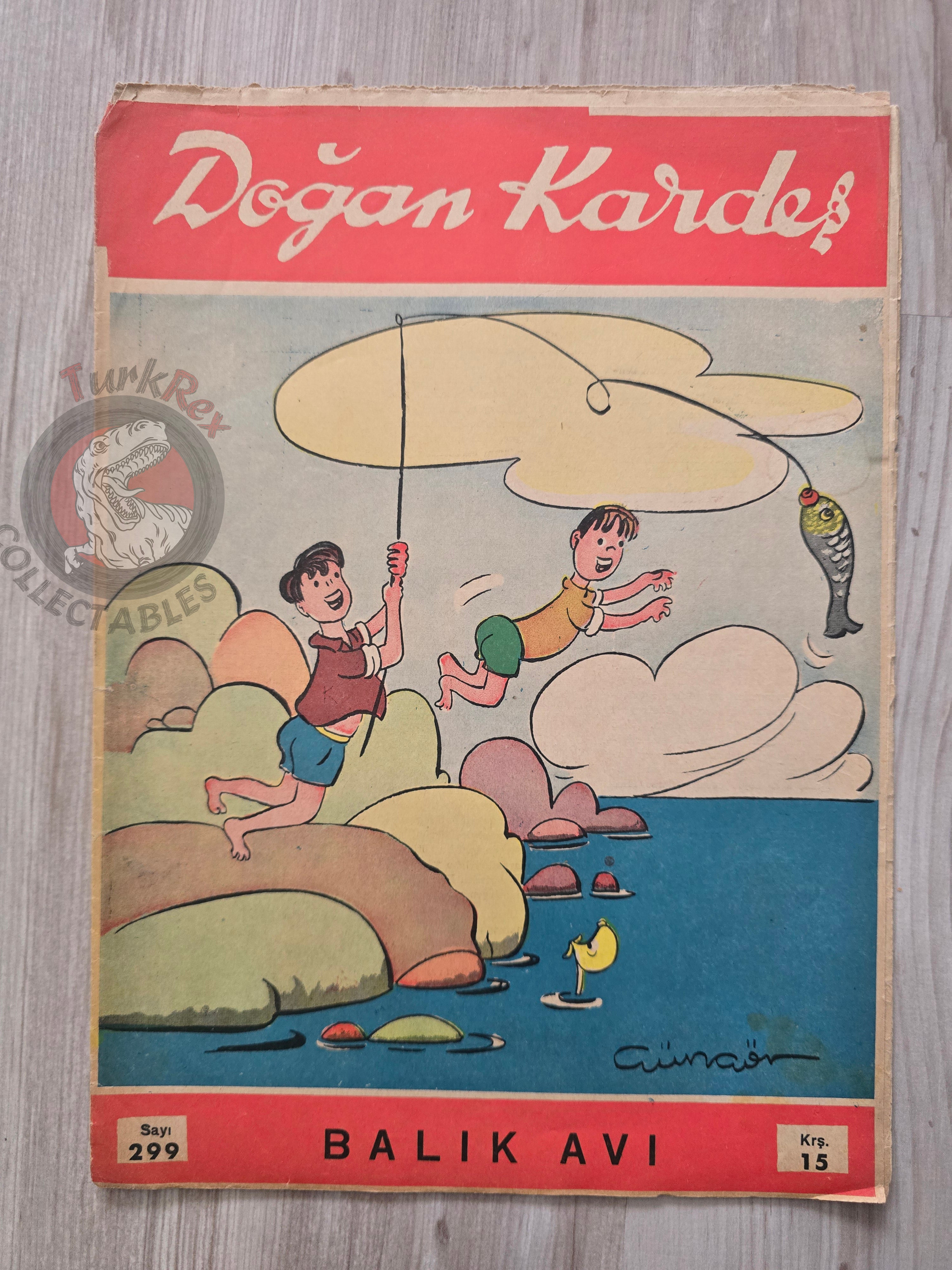 Doğan Kardeş 1952 Magazine #299 Turkish Comic Turkey