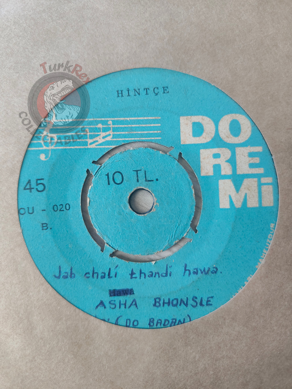 Asha Parekh, Manoj Kumar, Lata Mangeshkar – Sayonara 7" Turkish Pressing Vinyl Turkey Edition