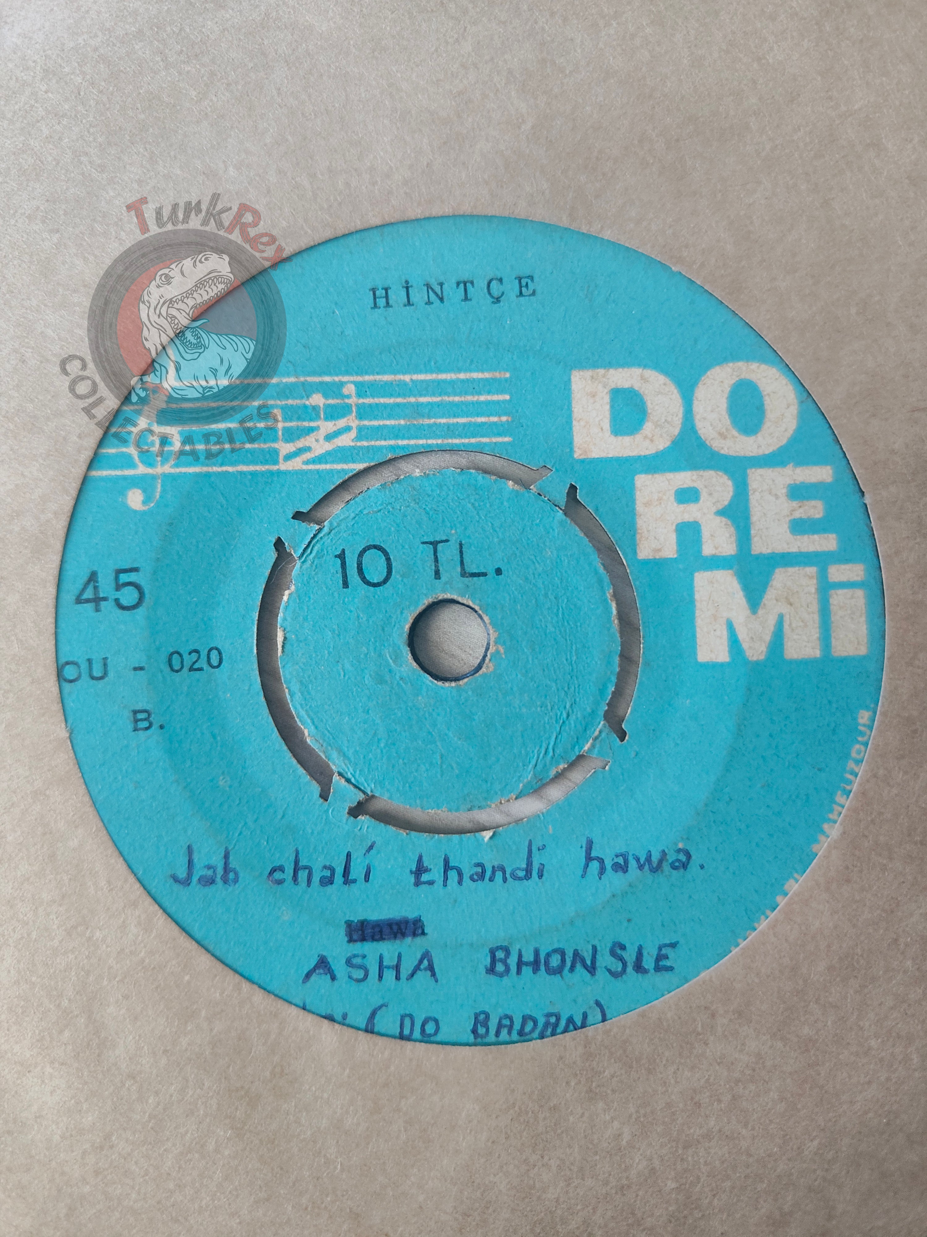 Asha Parekh, Manoj Kumar, Lata Mangeshkar – Sayonara 7" Turkish Pressing Vinyl Turkey Edition