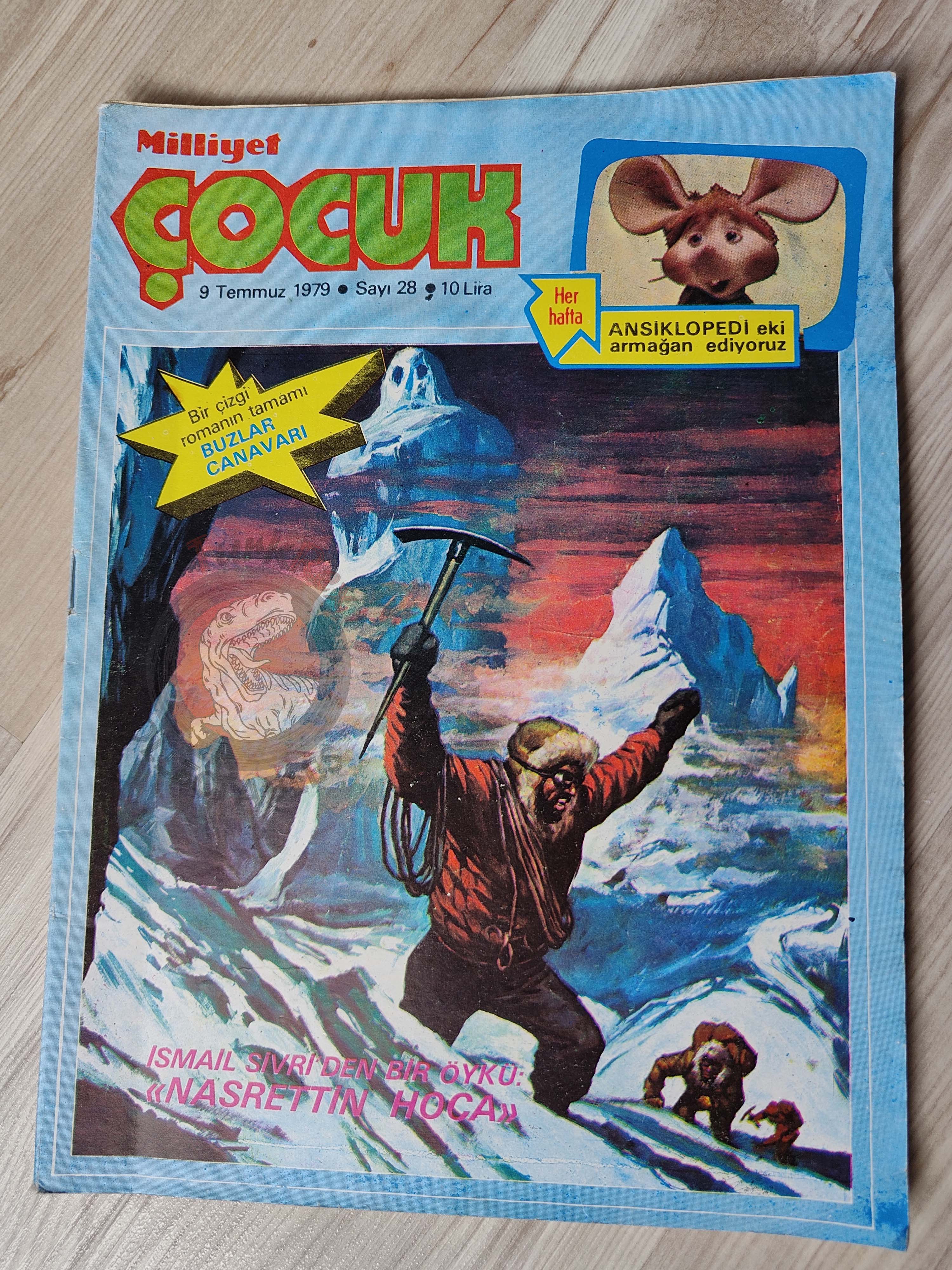 Milliyet Çocuk #28 1979 Turkish Comic Turkey Joyas Literarias Juveniles #65 Jules Verne