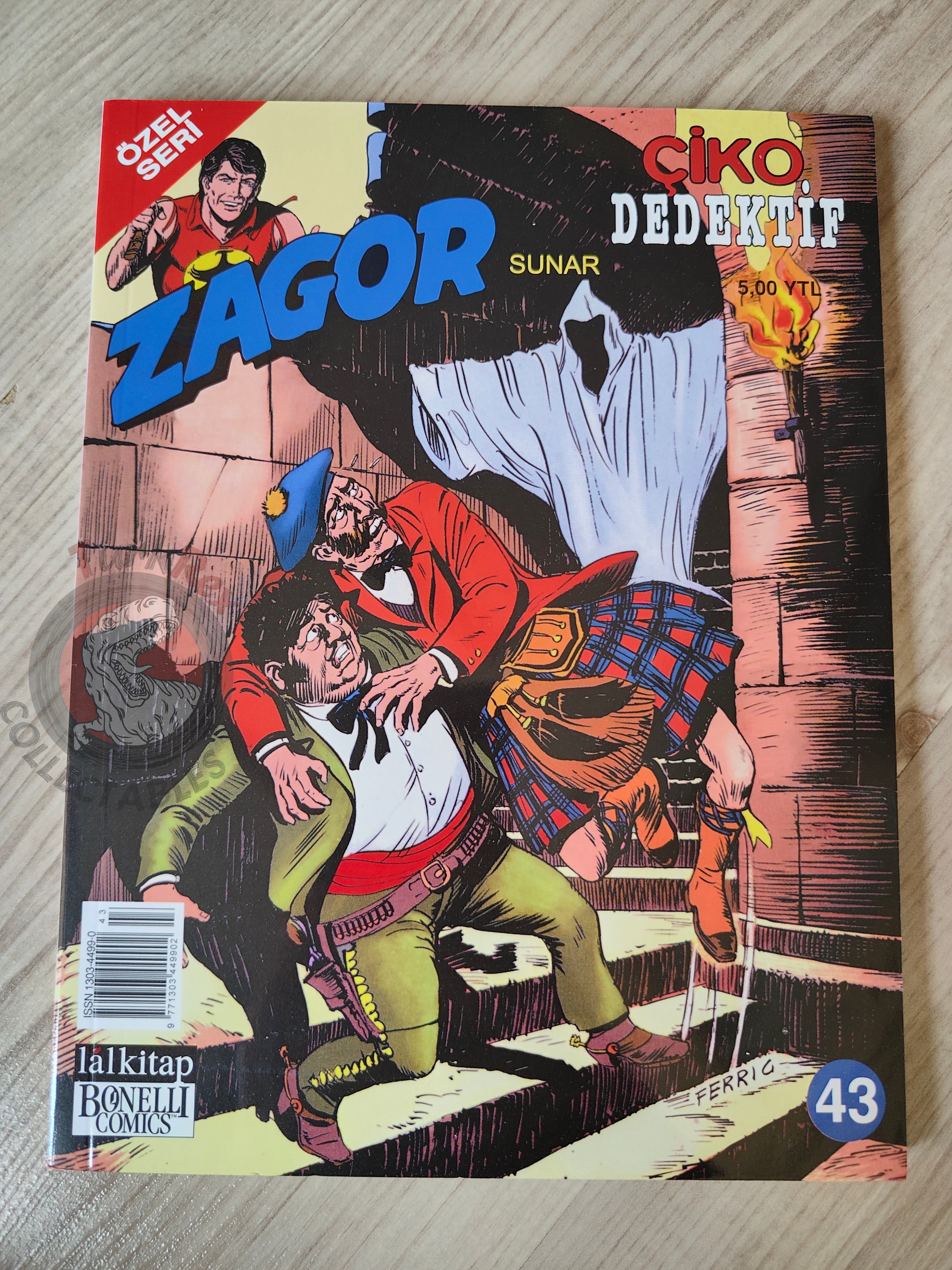 Zagor Cico #43 2006 Cico Detective Turkish Comic Turkey #11