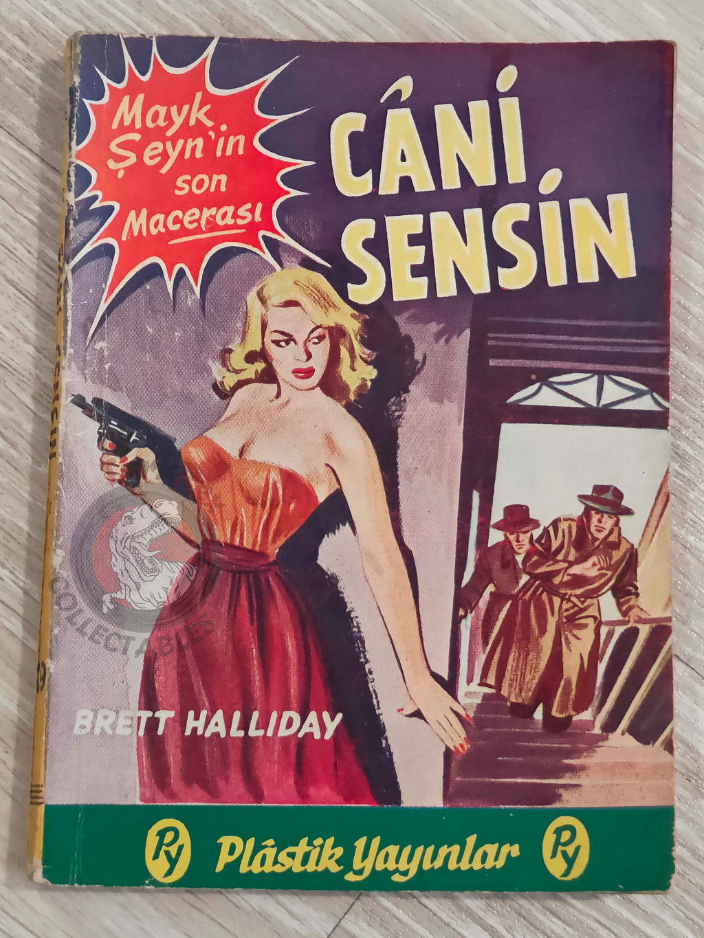 Brett Halliday – The Blonde Cried Murder 1955 Turkish Book Turkey Michael Shayne