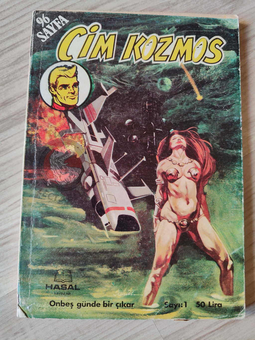 Cim Kozmos #1 1981 Turkish Comic Turkey Sunny Sun The Leopard from Lime Street