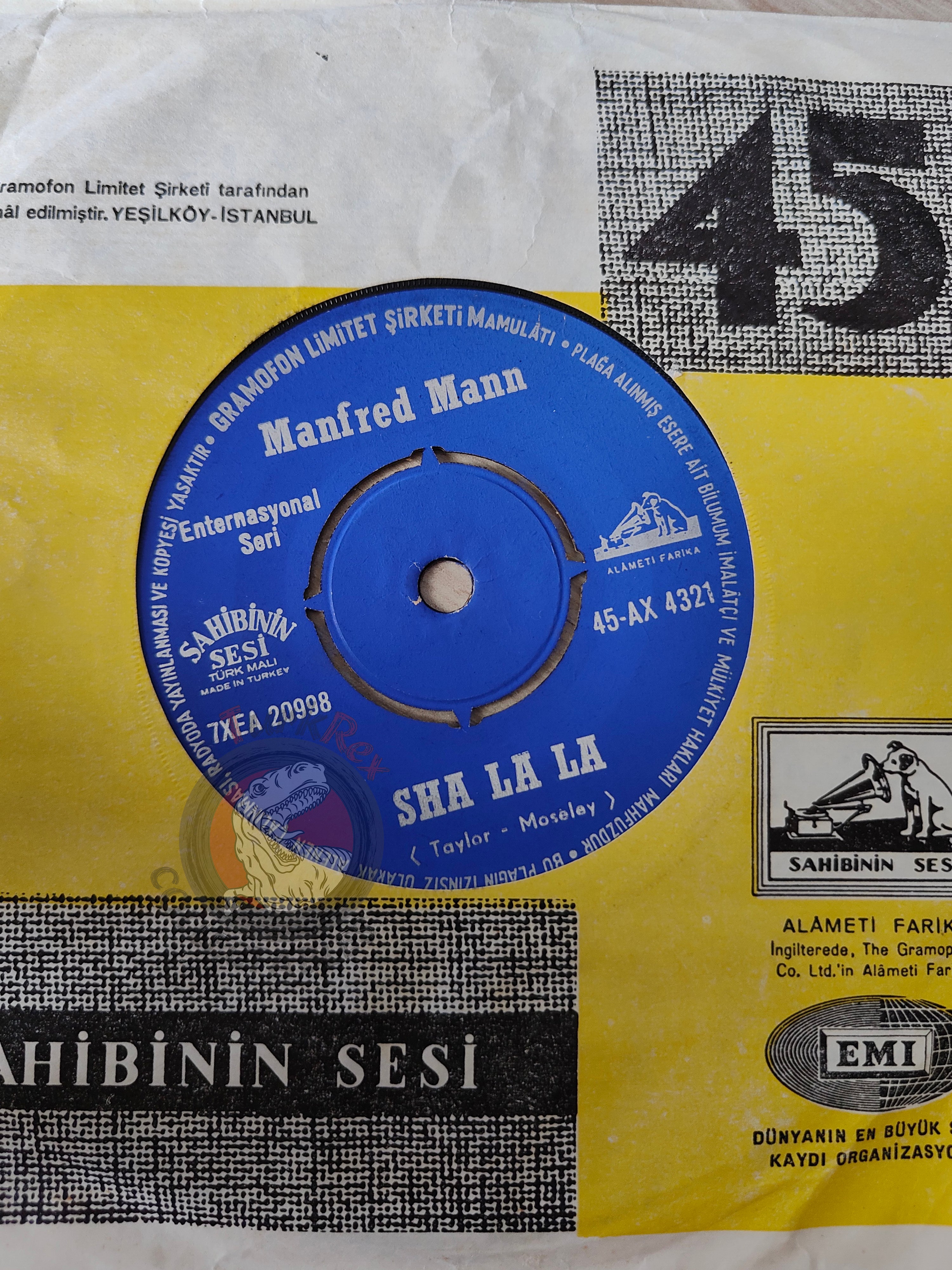 Manfred Mann – Do Wah Diddy Diddy 7" Turkish Pressing Vinyl Turkey Edition