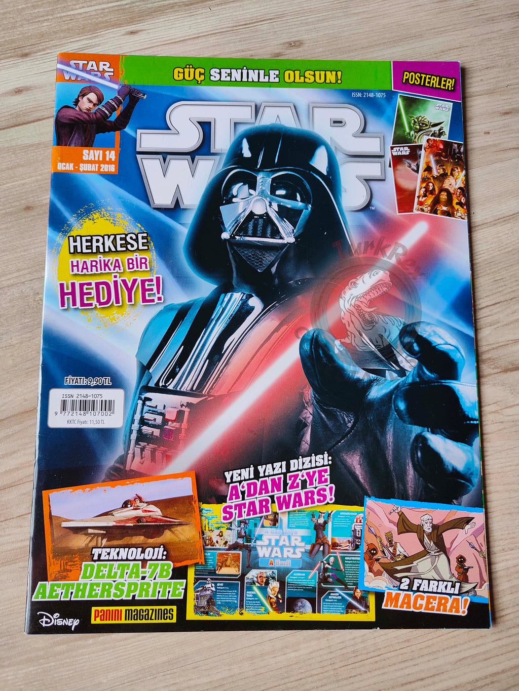 Star Wars Magazine #1 2016 Turkish Comic Mag Turkey Darth Vader