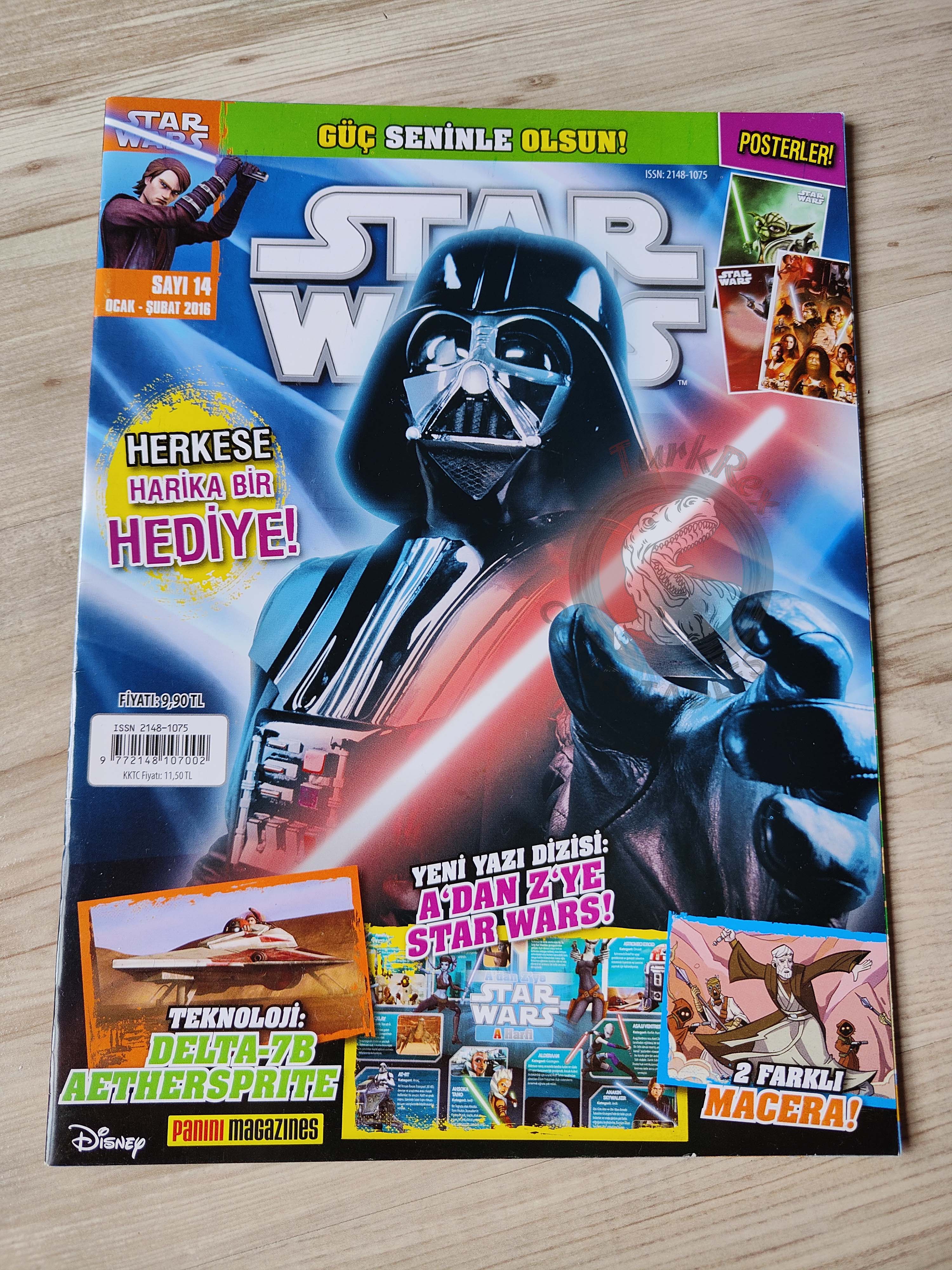 Star Wars Magazine #1 2016 Turkish Comic Mag Turkey Darth Vader