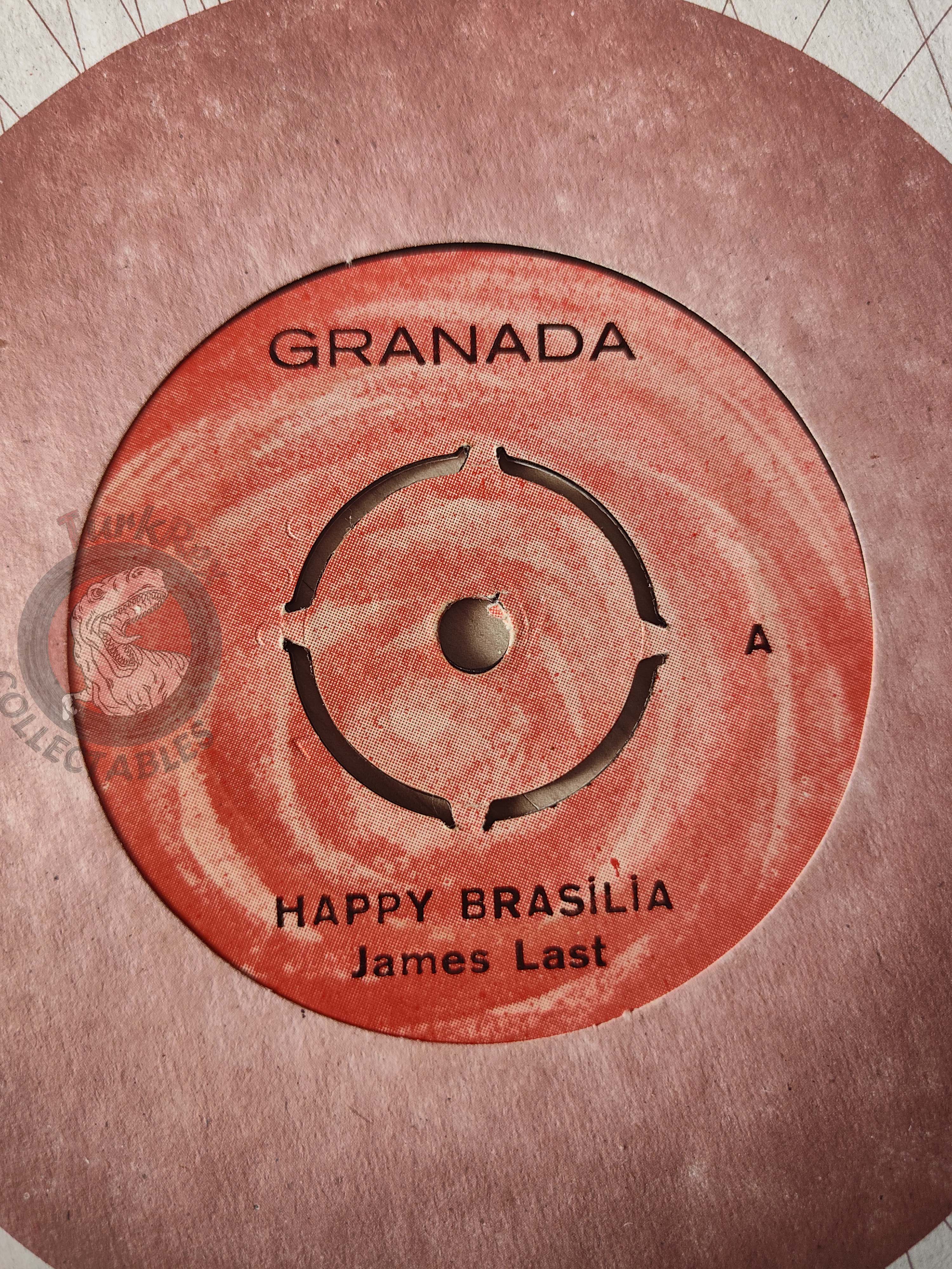 James Last – Happy Brasilia 7" Turkish Pressing Vinyl Turkey Edition