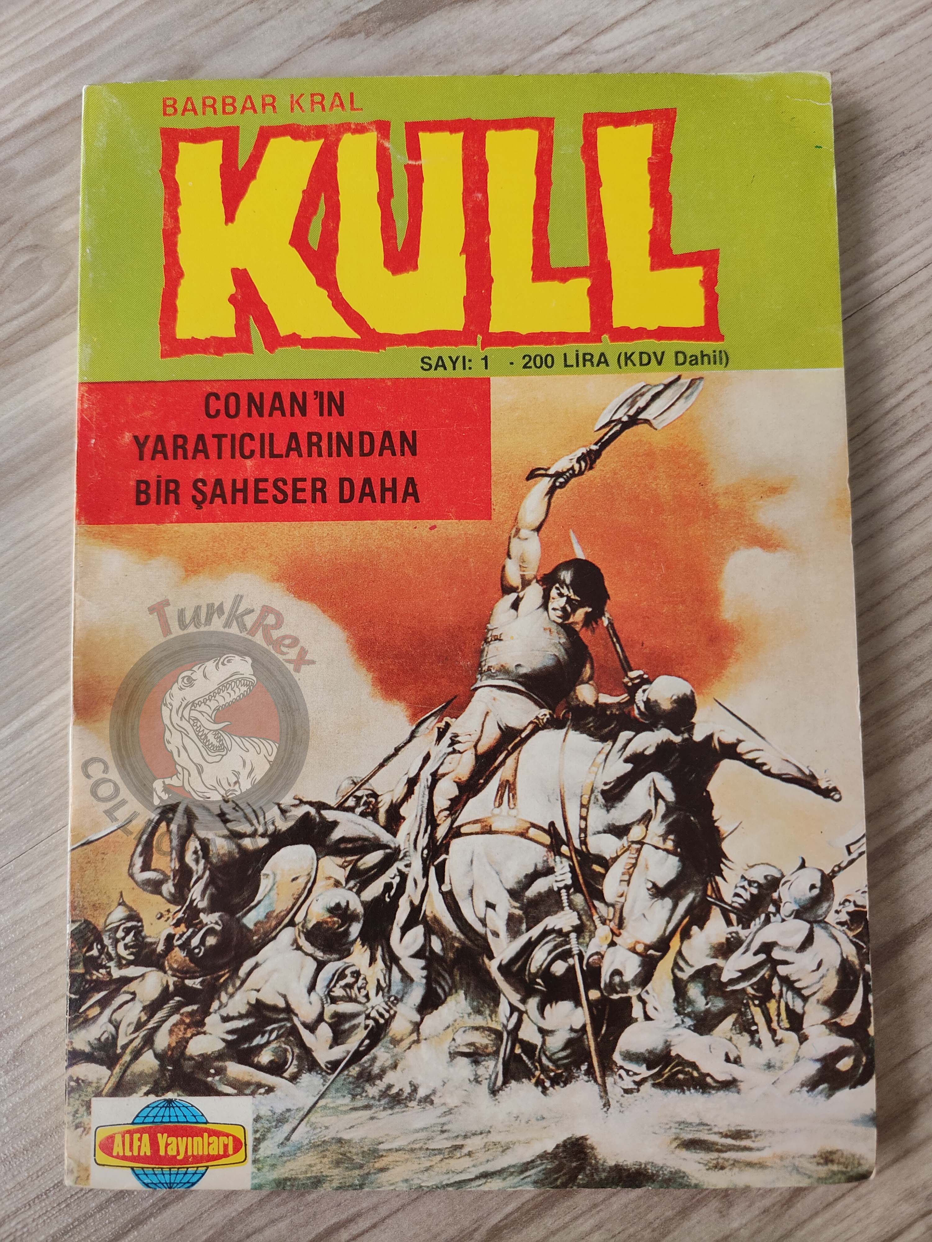 Kull the Conqueror #1 1985 Turkish Comic Turkey #2 Bizarre Adventures #26 SSOC #55