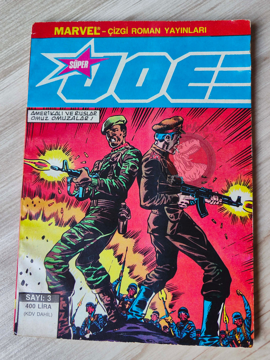 G.I. Joe: A Real American Hero #5 #6 #7 1988 Turkish Comic Turkey