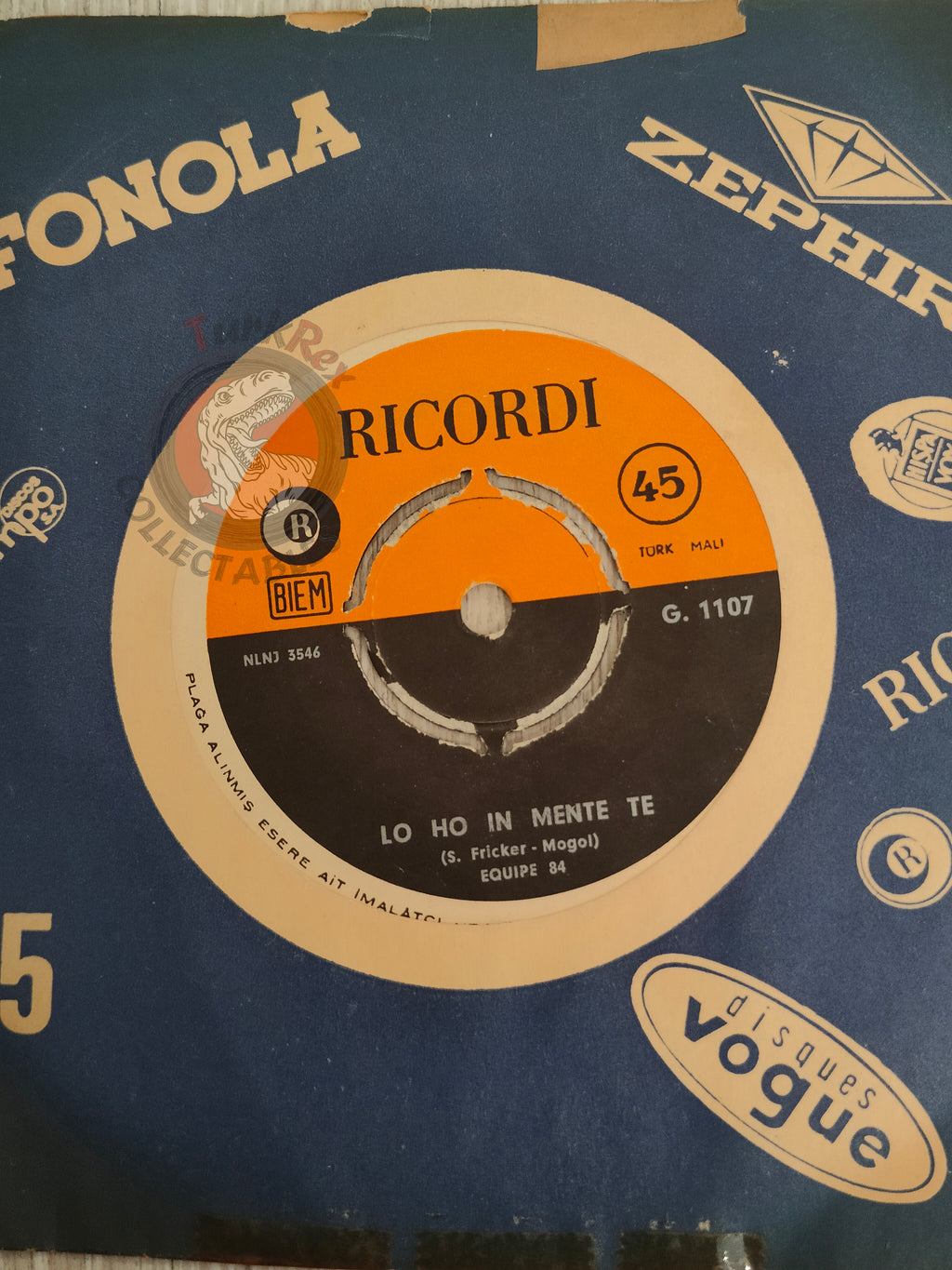 Equipe 84 – Resta (Stay) 7" Turkish Pressing Vinyl Turkey Edition