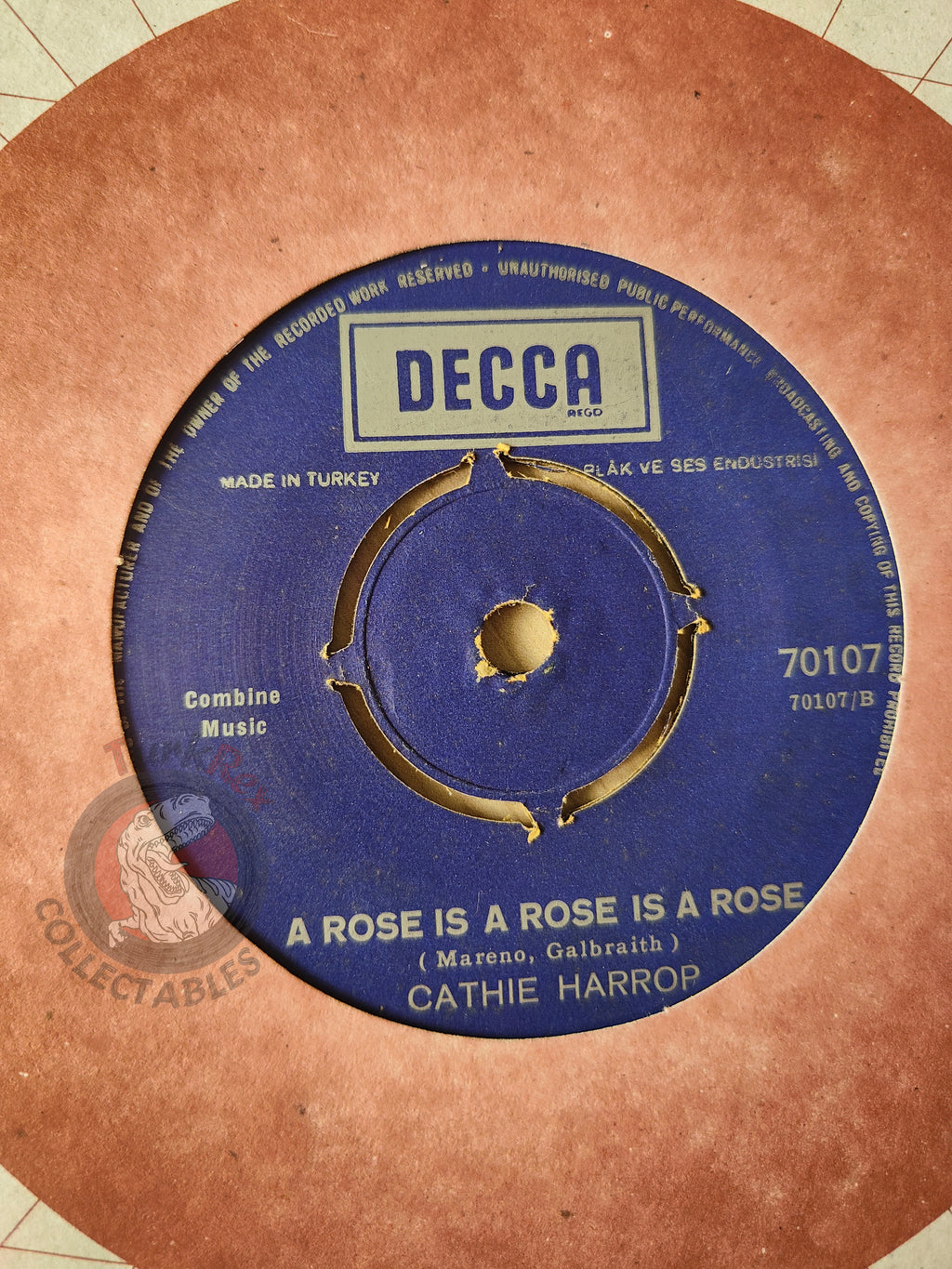 Cathie Harrop – Lili Marlene 7"  Turkish Pressing Vinyl Turkey Edition