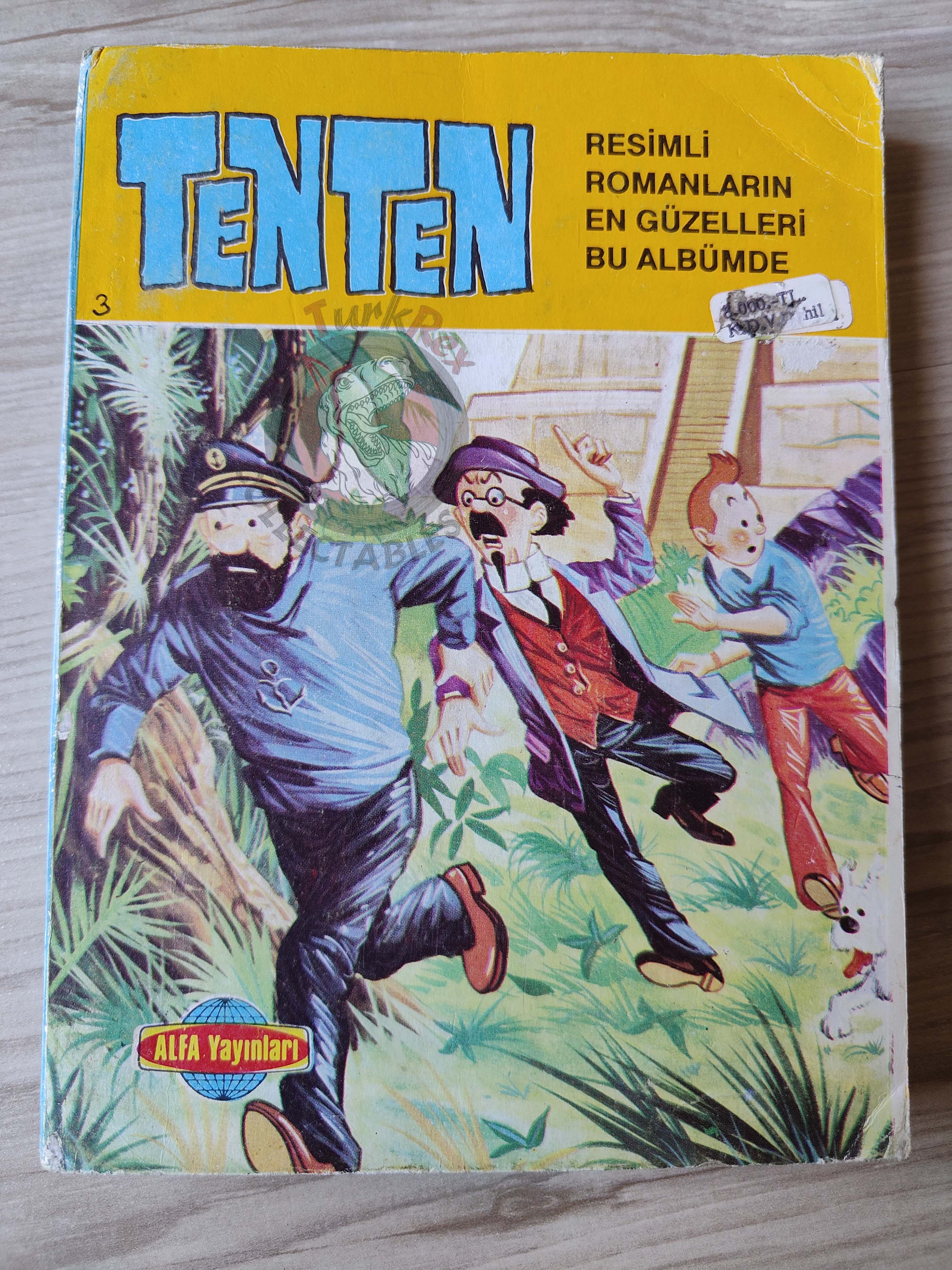 Tintin – King Ottokar’s Sceptre & The Black Island late 1980s Turkish Edition Comic Turkey