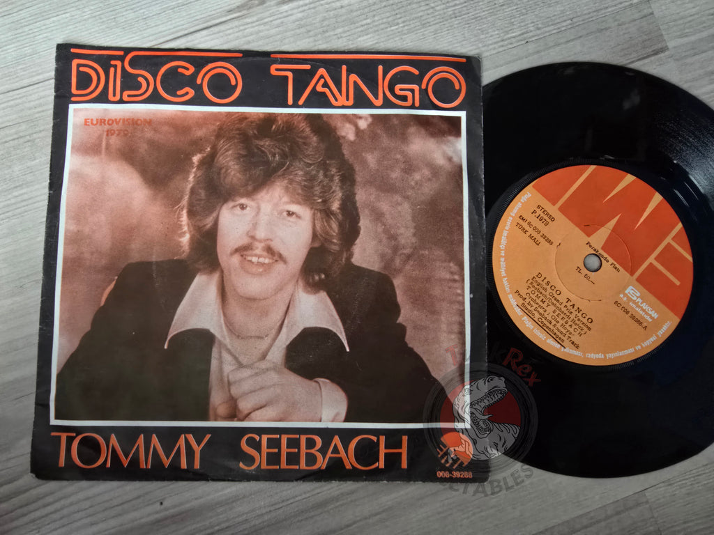 Tommy Seebach – Disco Tango 7" Turkish Pressing Vinyl Turkey Edition Eurovision