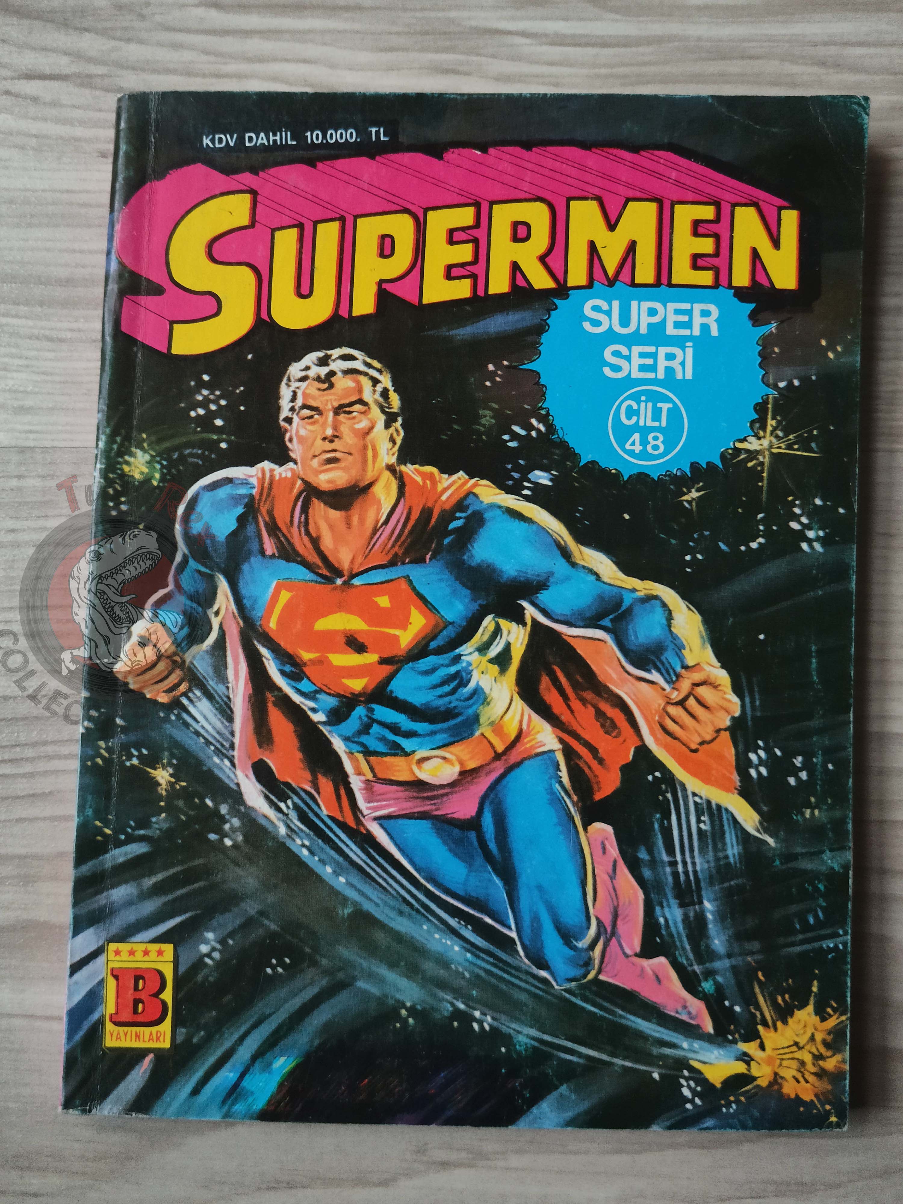 Superman Vol #48 1993 Turkish Comic Turkey #349 Flash #175 Action Comics #498