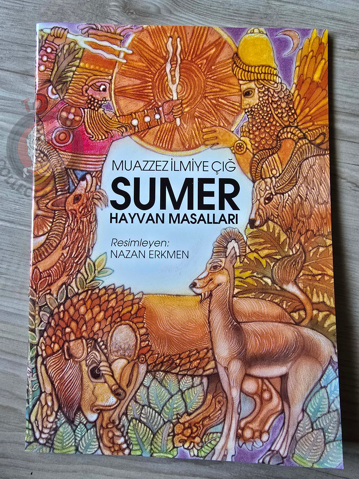 Muazzez İlmiye Çığ – Sumerian Animal Fables 2007 Turkish Book Turkey Illustrated